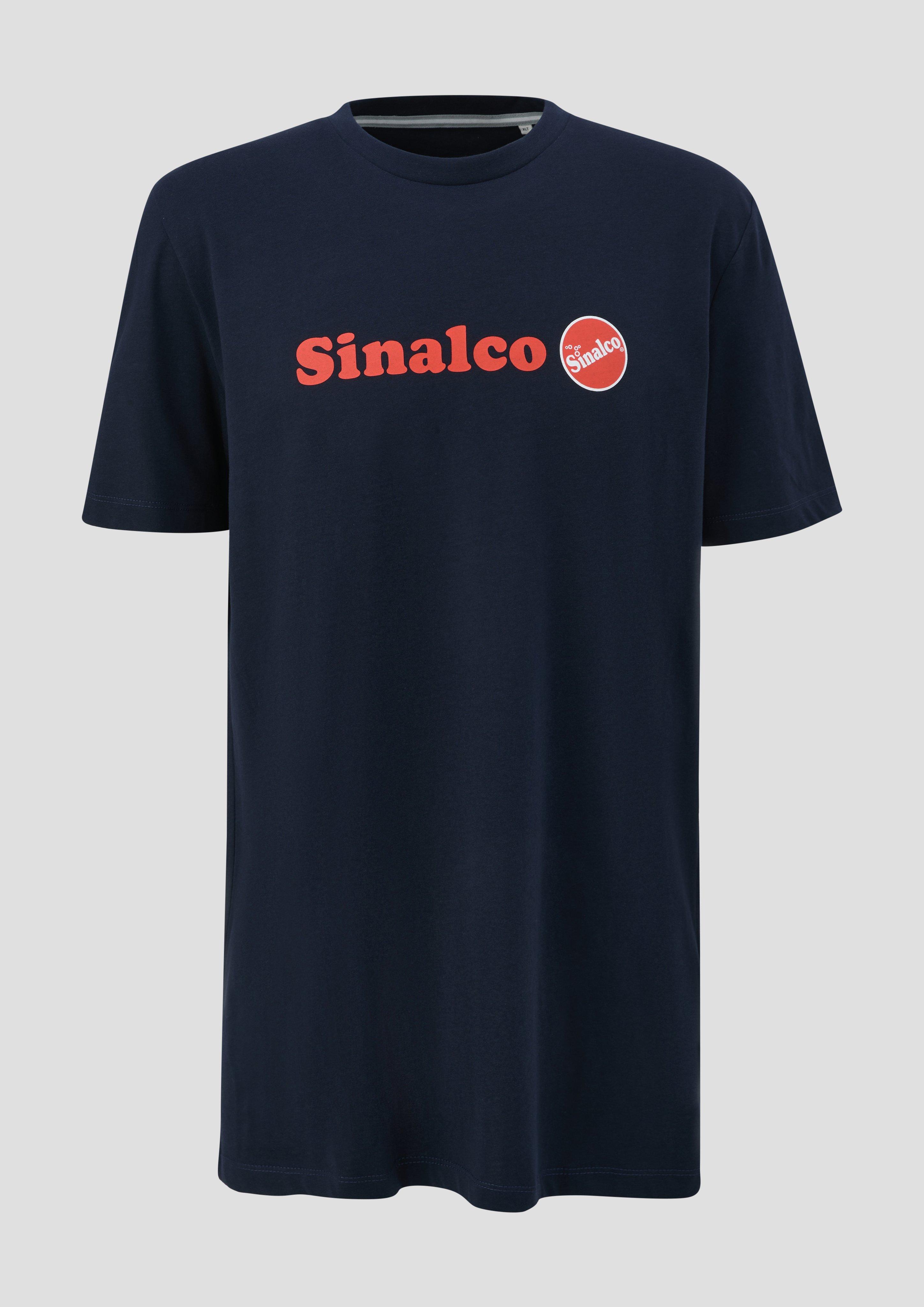 Thumbnail - s.Oliver - T-Shirt aus Baumwoll-Jersey mit Sinalco®-Print, Herren, blau