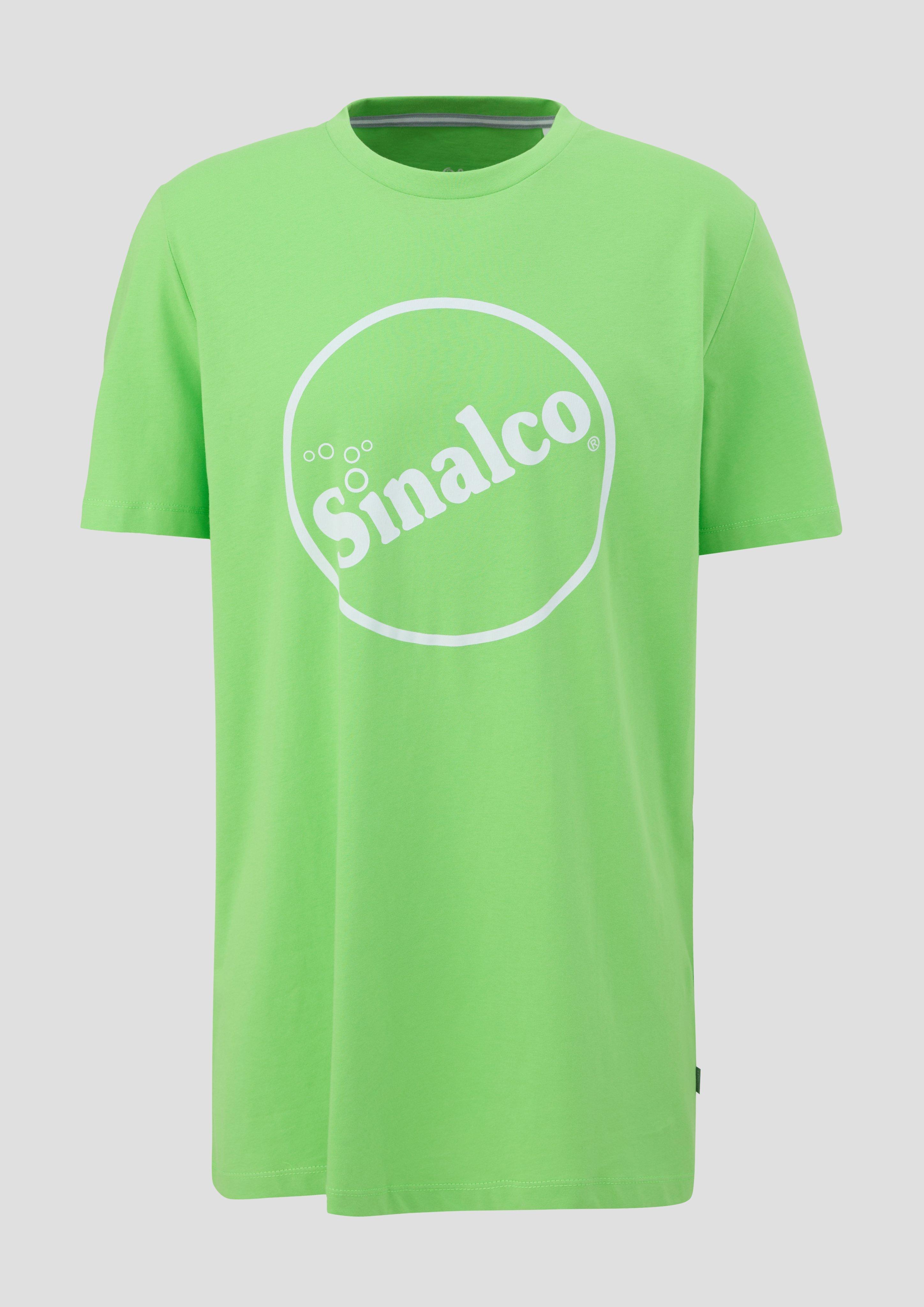 s.Oliver - T-Shirt aus Baumwoll-Jersey mit Sinalco®-Print, Herren, grün