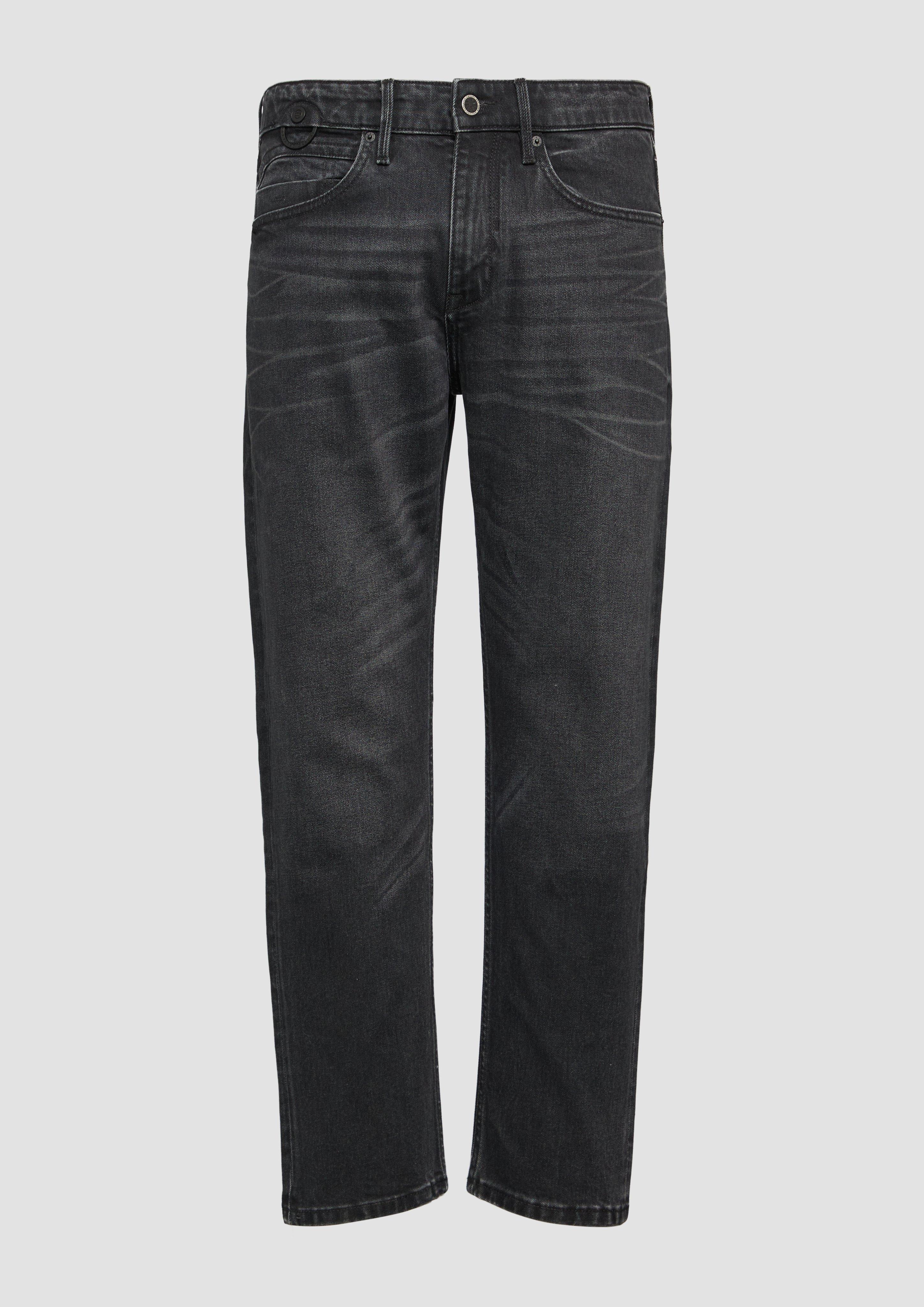 s.Oliver - Jeans / Regular Fit / Mid Rise / Straight Leg / reine Baumwolle, Herren, grau