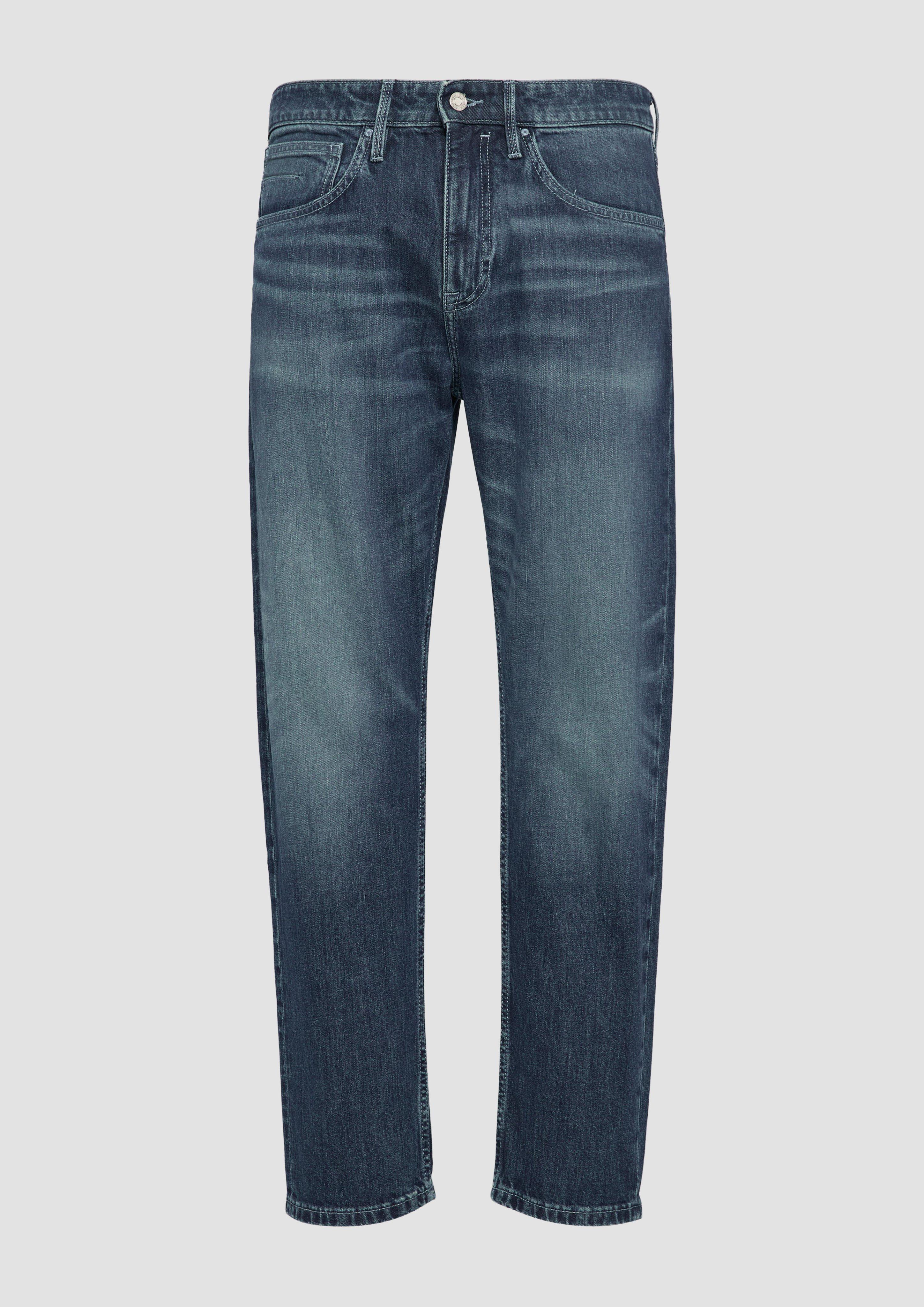 s.Oliver - Jeans Mauro / Regular Fit / Mid Rise / Tapered Leg, Herren, blau