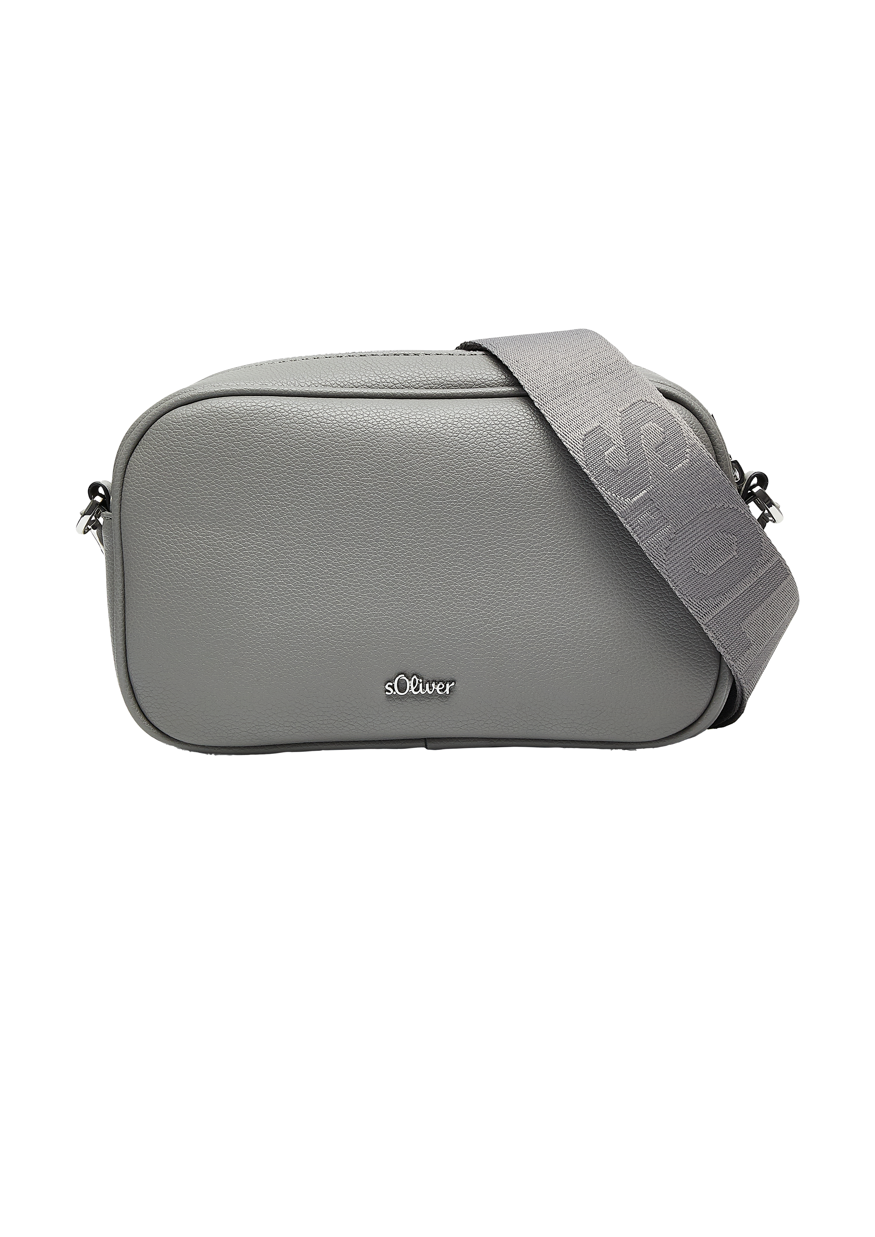 s.Oliver - Camera-Bag aus Lederimitat, Damen, grau