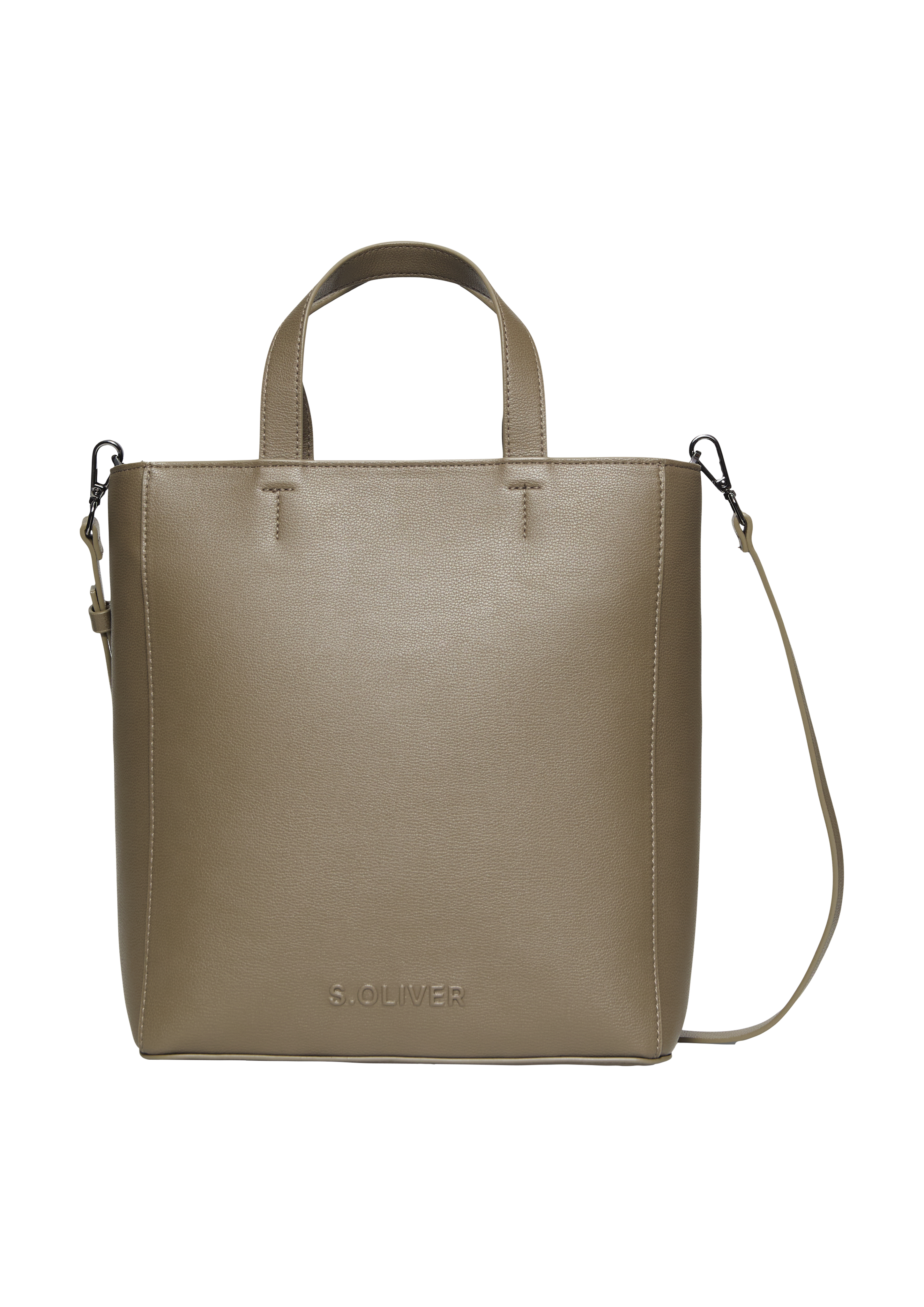 s.Oliver - Großer Shopper aus Lederimitat, Damen, braun