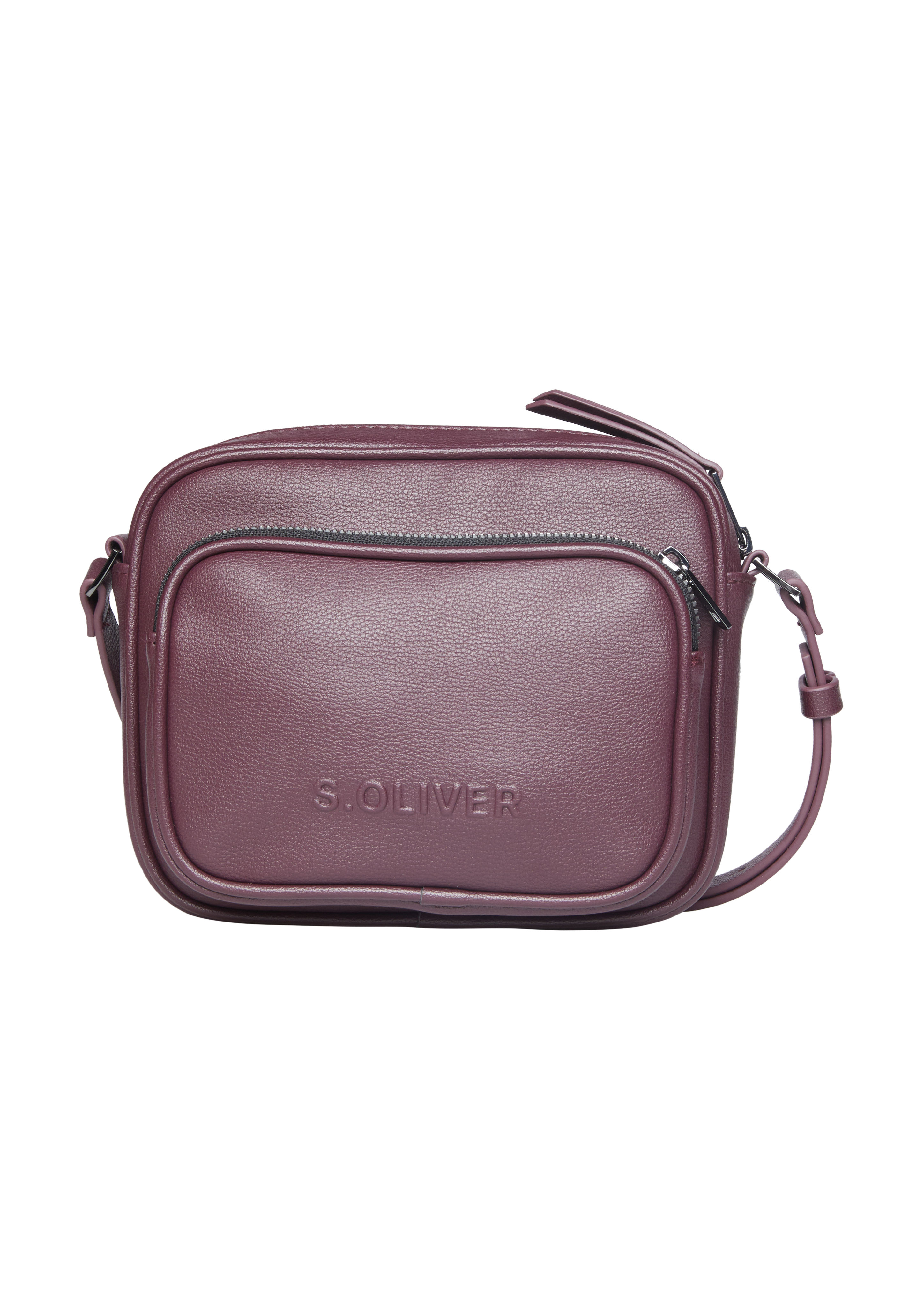 s.Oliver - Große Camera-Bag in Leder-Optik, Damen, Rosa