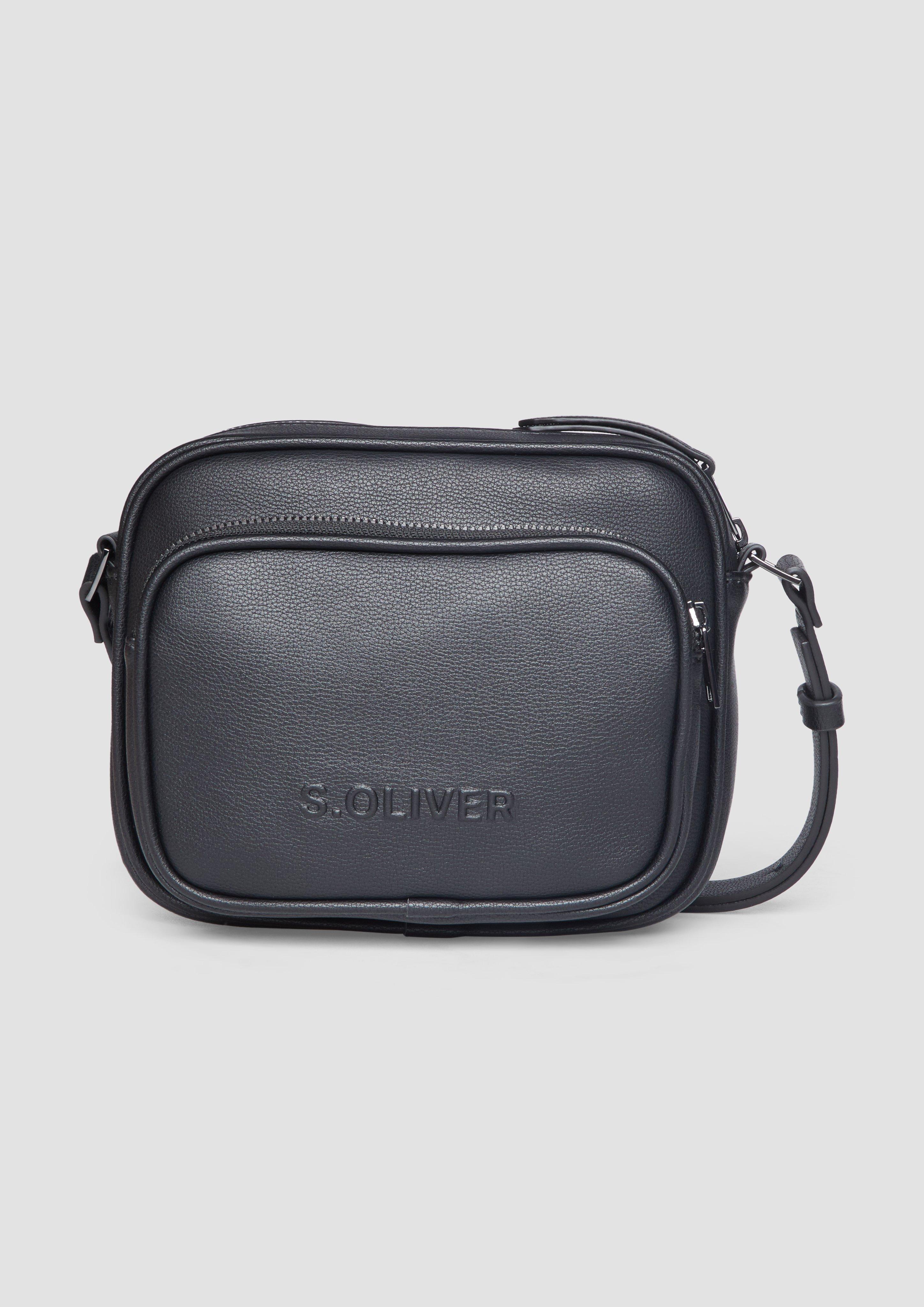 S.Oliver Große Camera-Bag in Leder-Optik