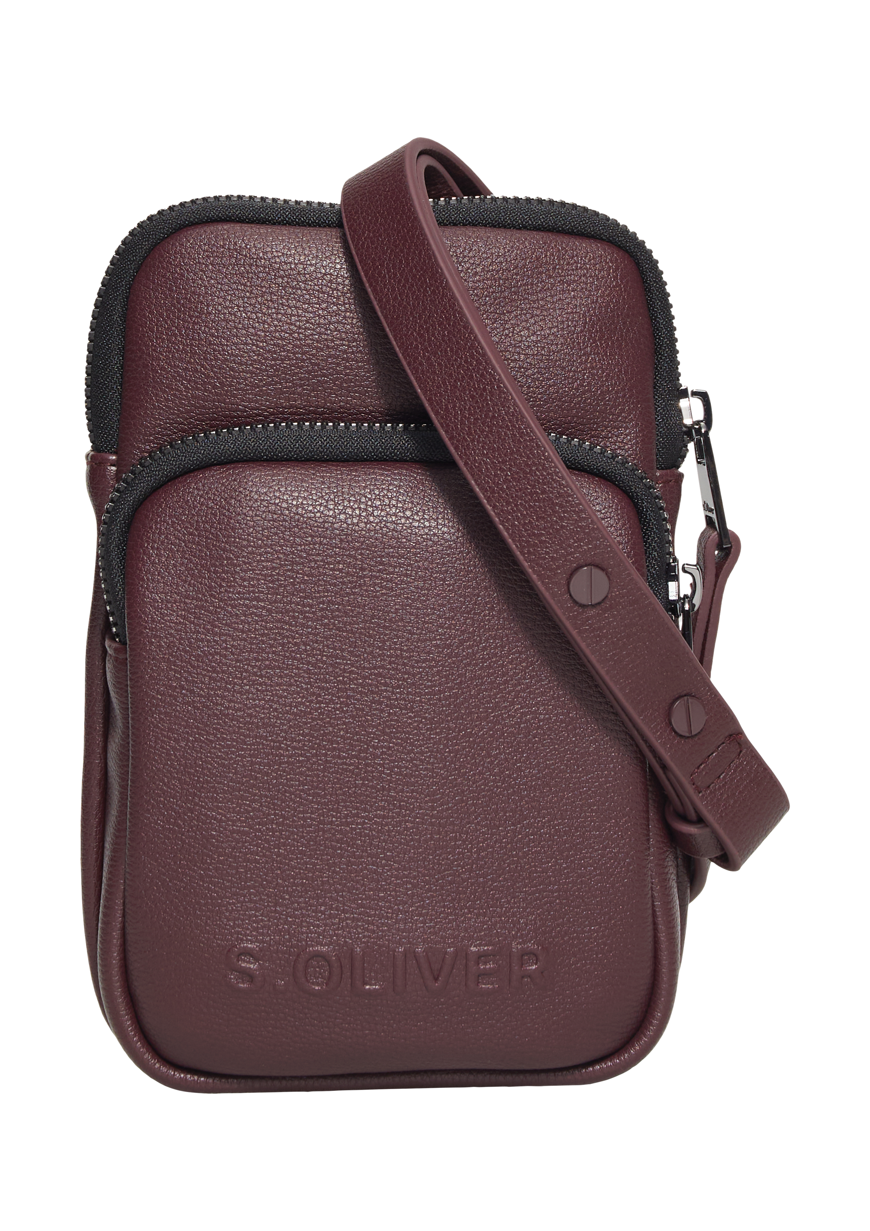 s.Oliver - Handytasche in Leder-Optik, Damen, Rosa