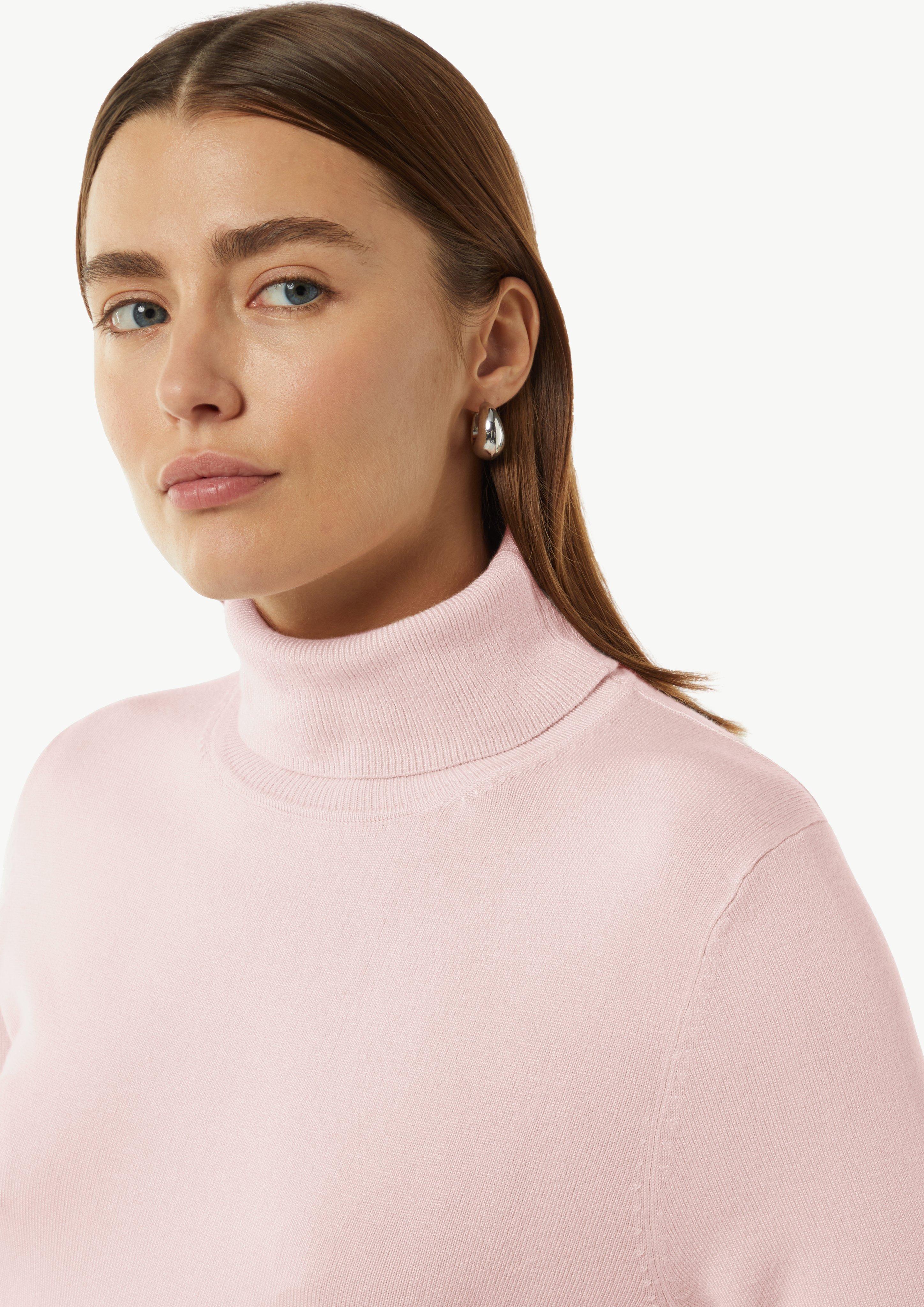 Fine knit jumper with decorative stitching - pearl pink | Comma Fine knit jumper with decorative stitching - pearl pink | Comma
