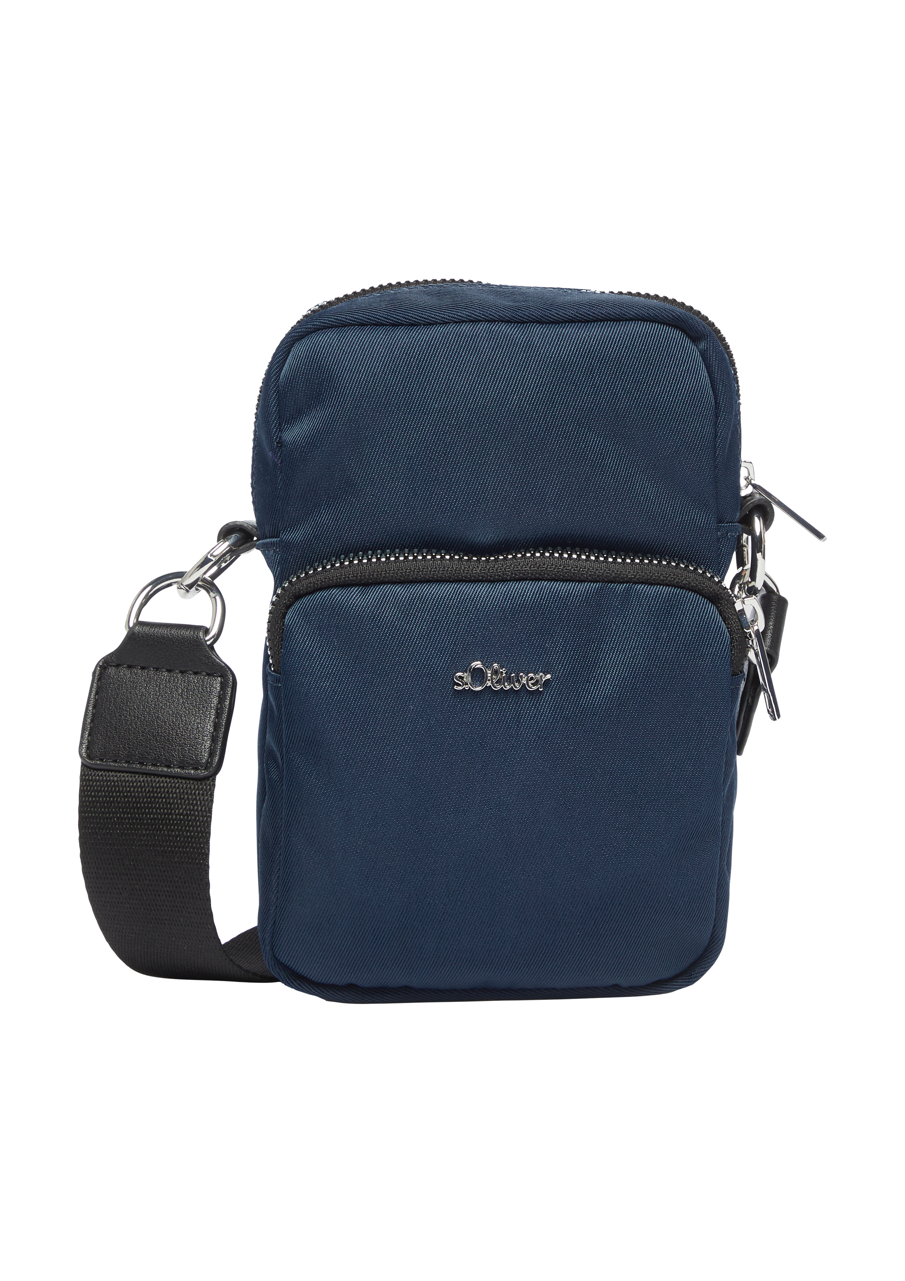 s.Oliver - Handytasche mit abnehmbarem Schultergurt, Damen, Blau