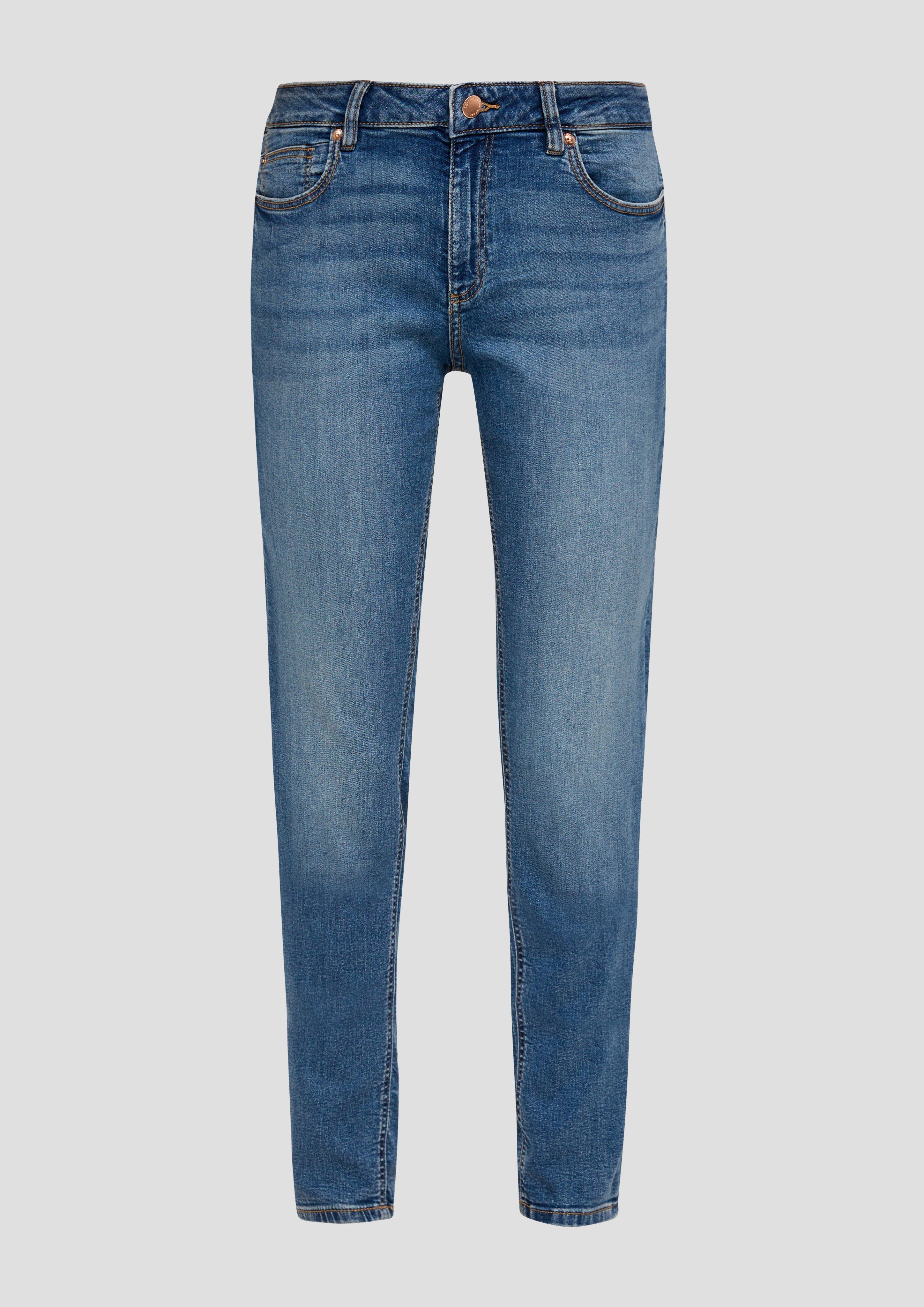 QS - Jeans Sadie / Mid Rise / Skinny Leg, Damen, blau