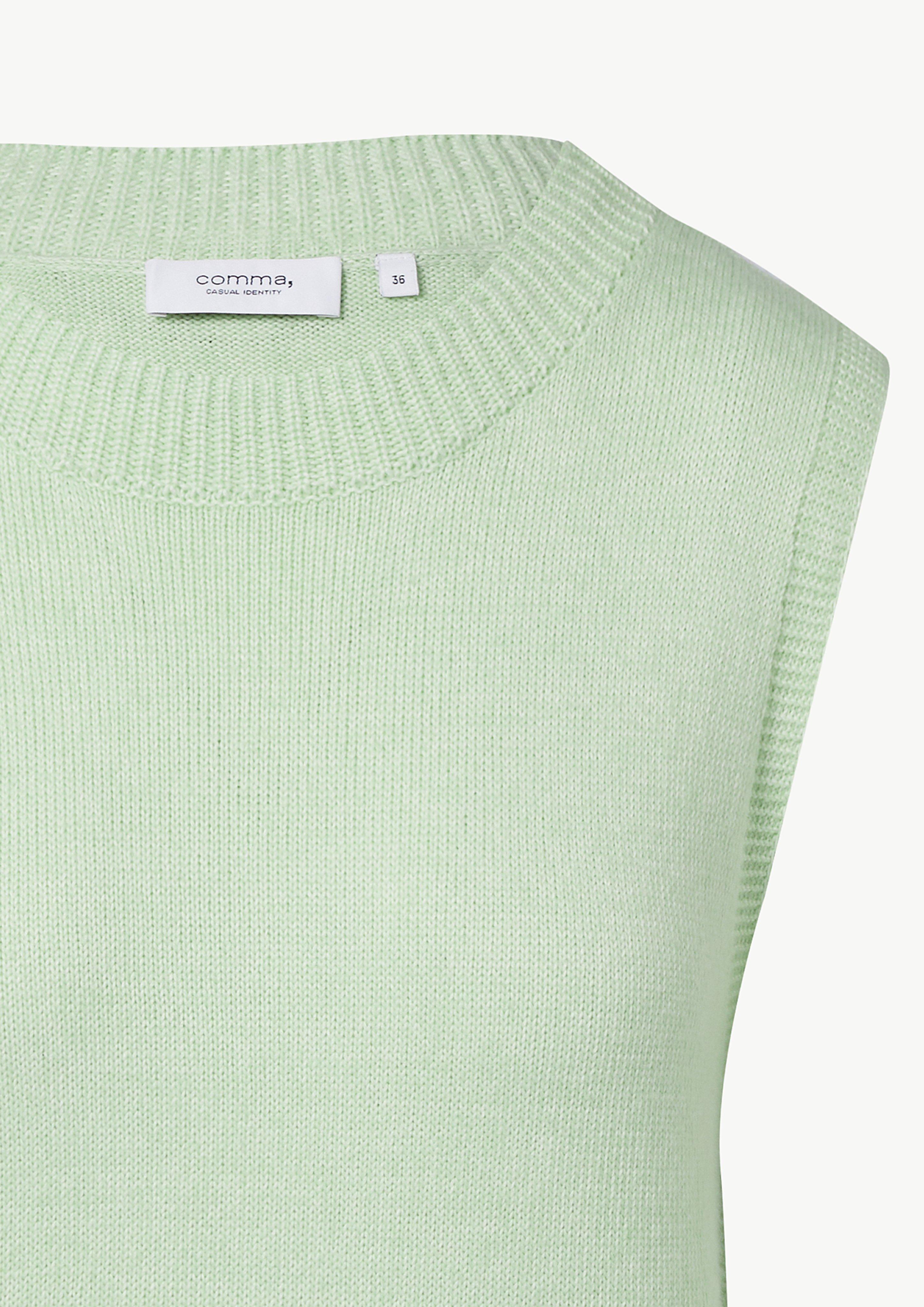 Knitted vest in 7203