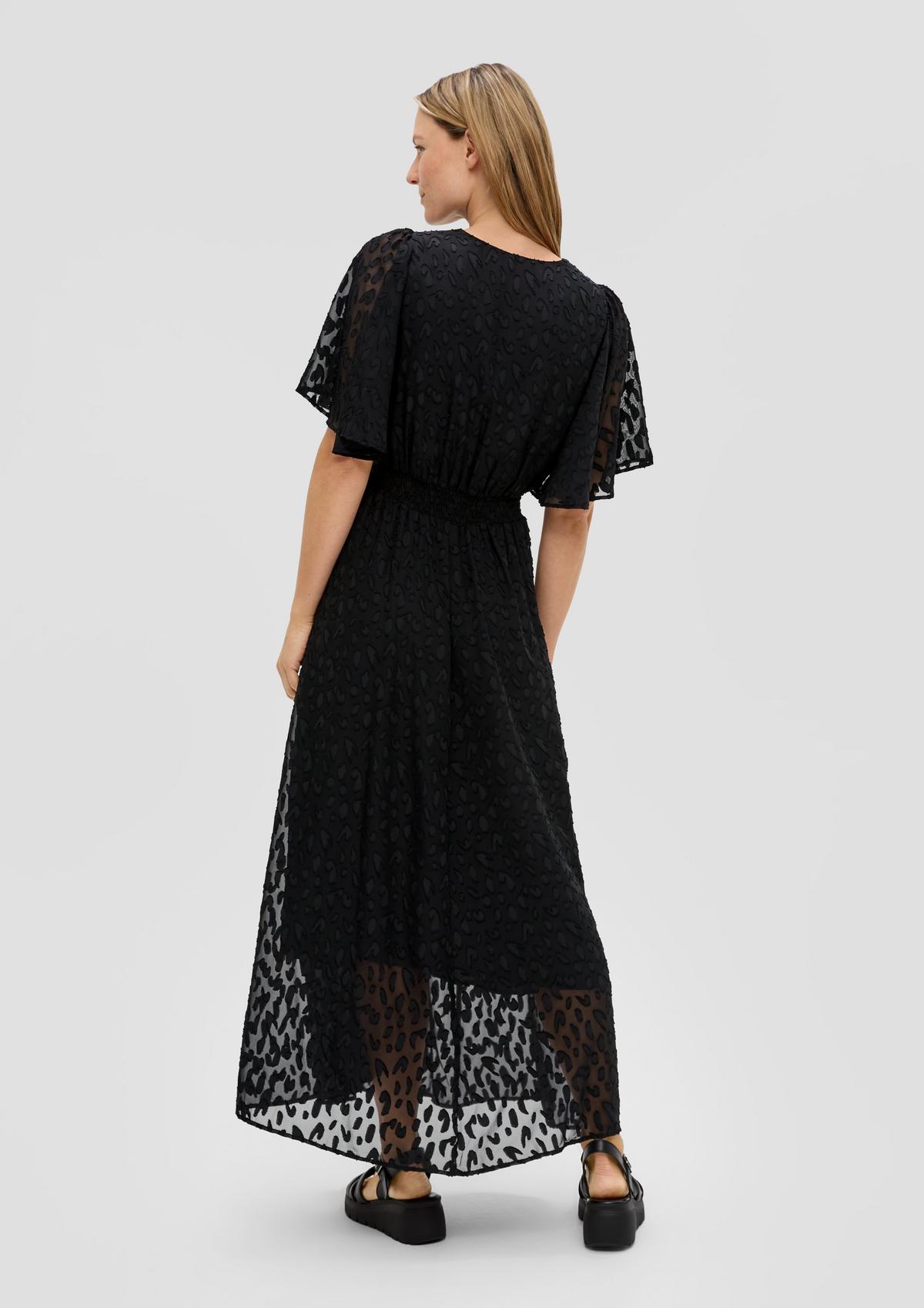s.Oliver Chiffon dress with an all-over print