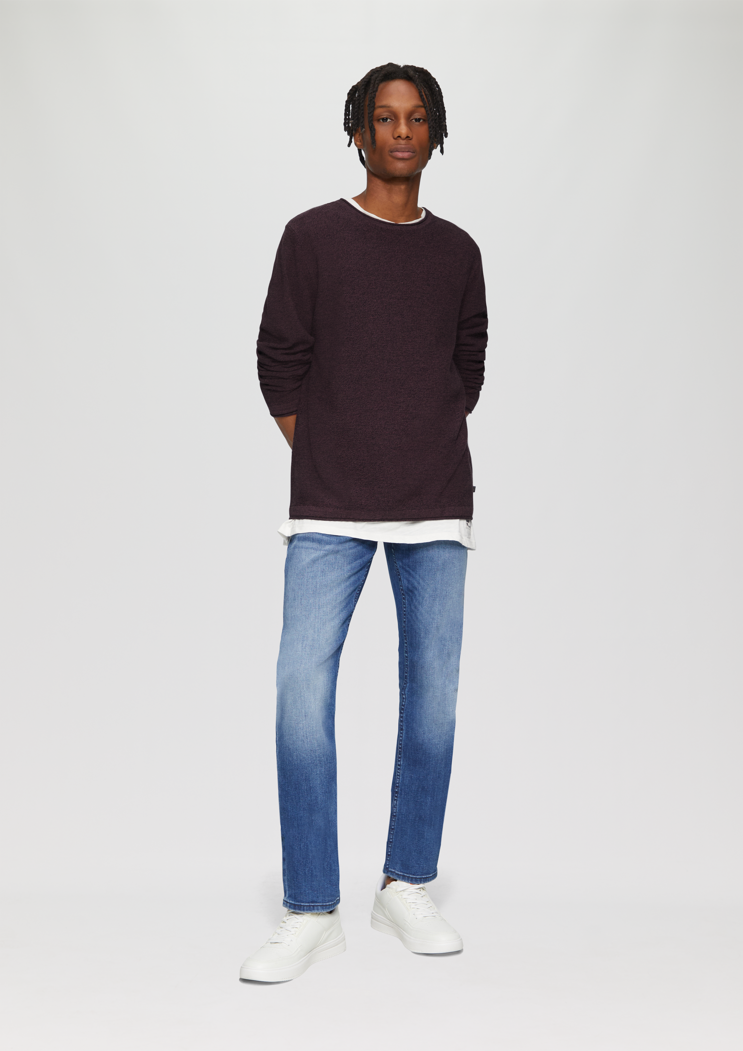 Gebreide trui in 47W0, 90W0 & 99W0