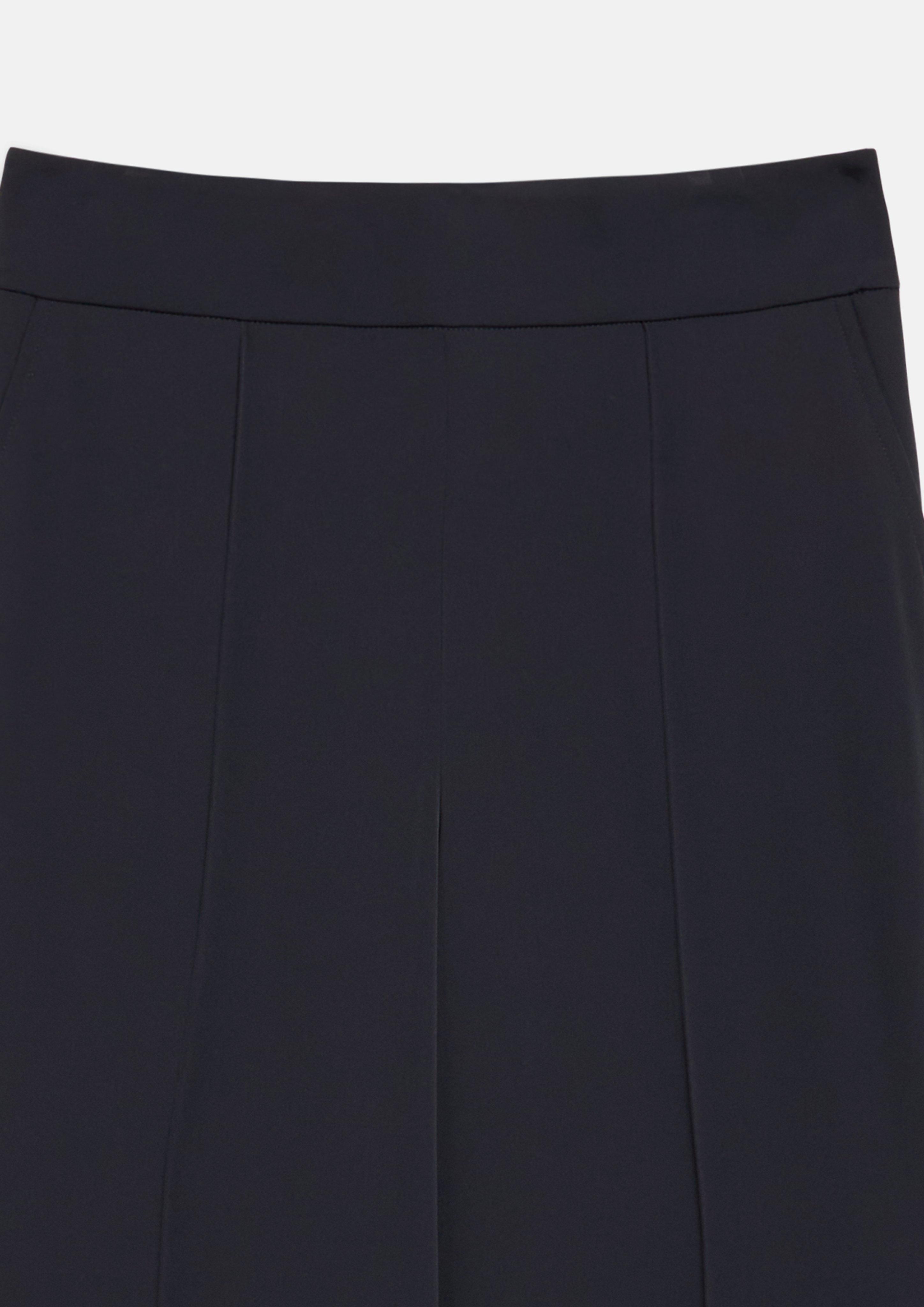 Flowing Marlene trousers with an elasticated waistband in blue by COMMA