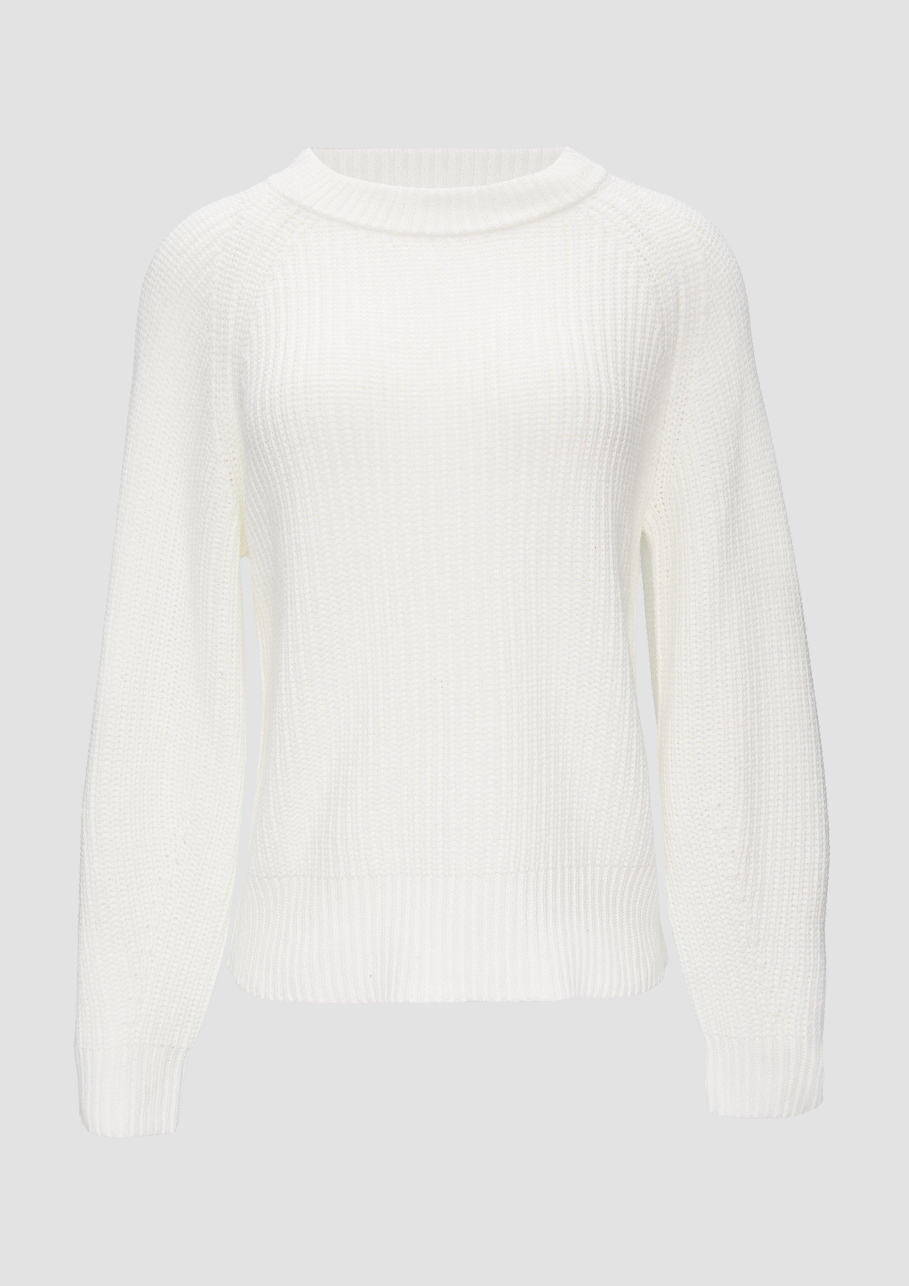 s.Oliver - Strickpullover mit Raglanärmeln, Damen, creme