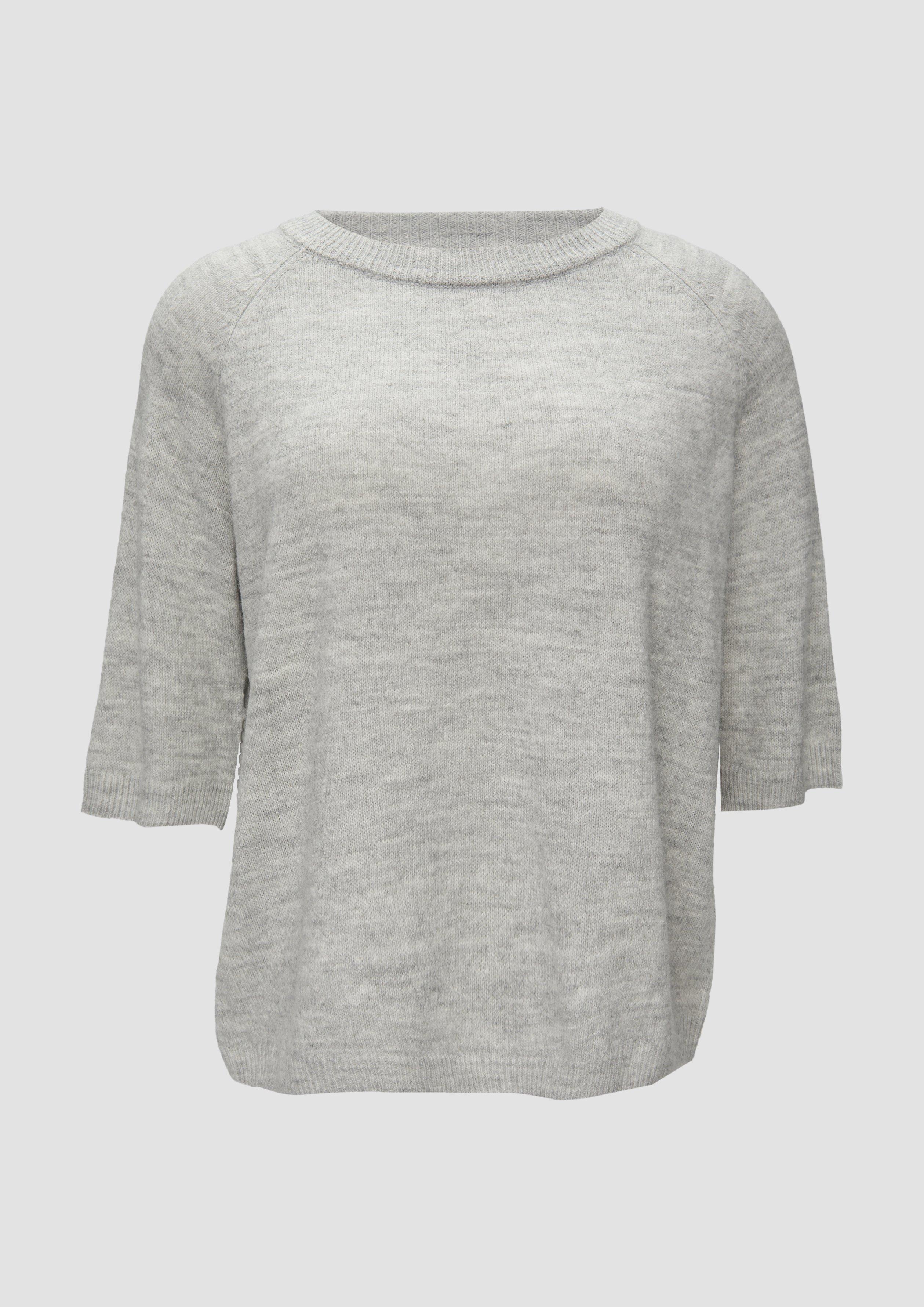 s.Oliver - Strickpullover im Alpakamix mit Relaxed Fit, Damen, grau