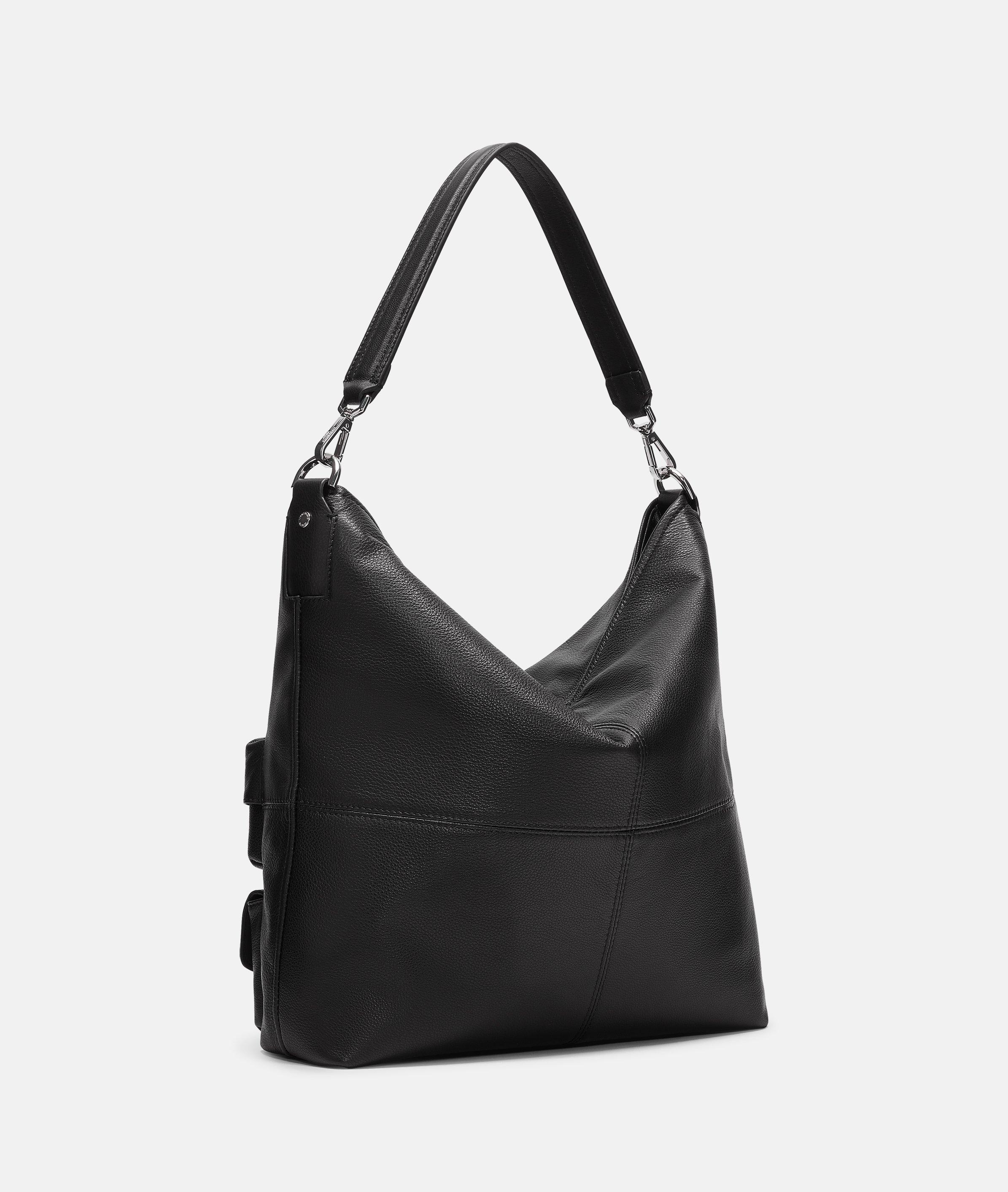 Thumbnail - Liebeskind Berlin - Geräumige Handtasche aus weichem Leder -  schwarz