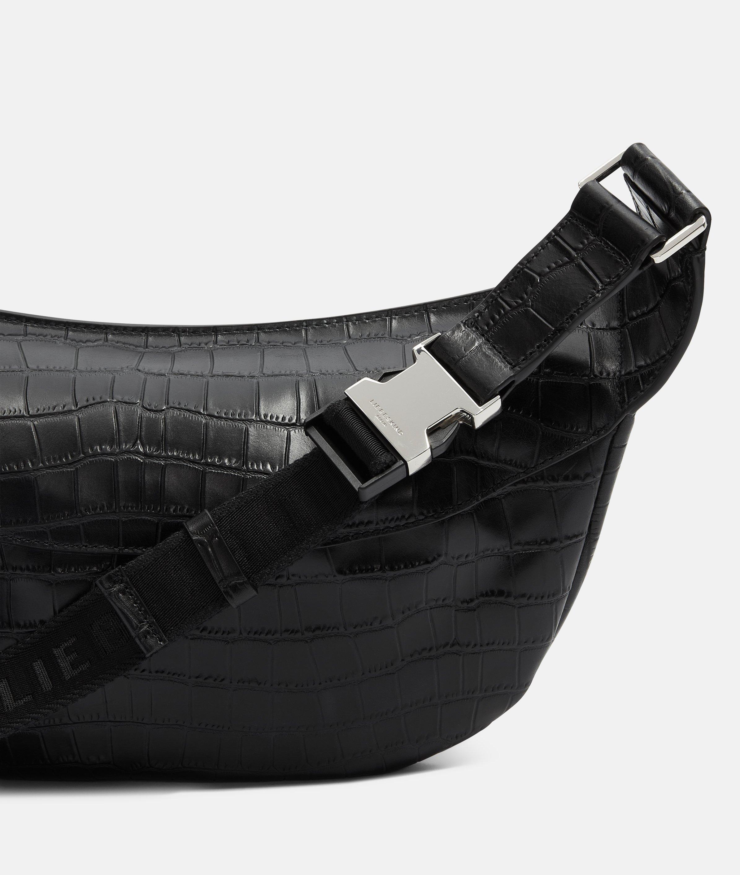 Croco Chudy Belt Bag - black | LIEBESKIND BERLIN Croco Chudy Belt Bag - black | LIEBESKIND BERLIN