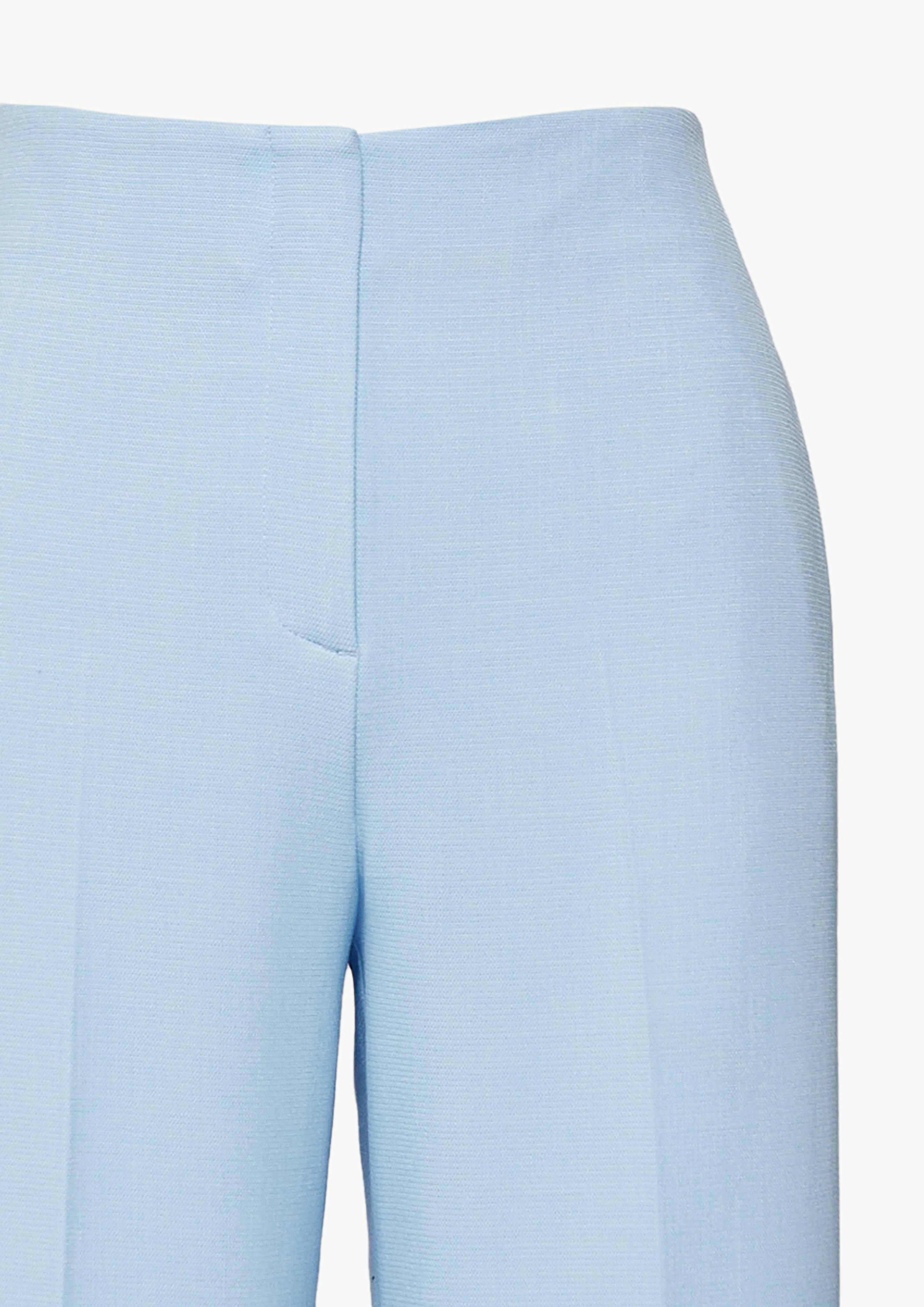 Viscose blend Marlene trousers with a textured pattern