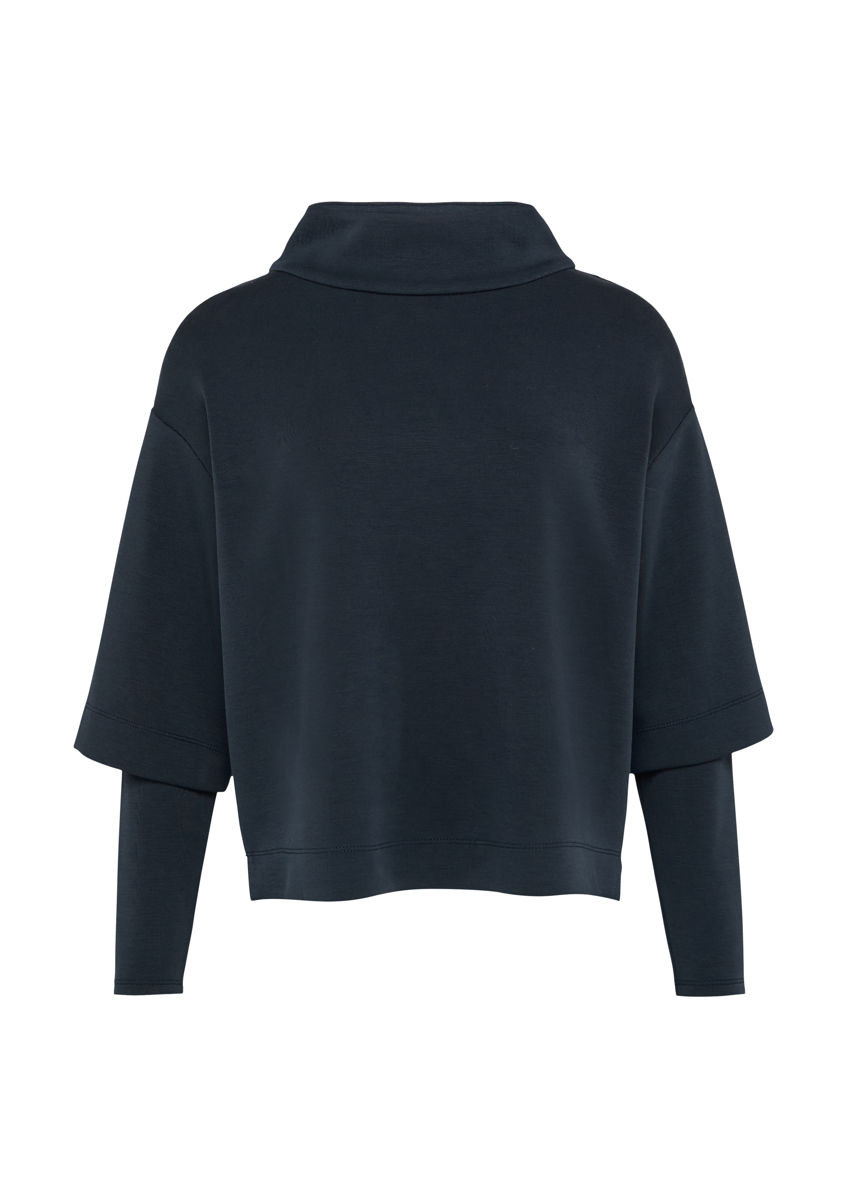Los sweatshirt in scuba met afgezakte schouders