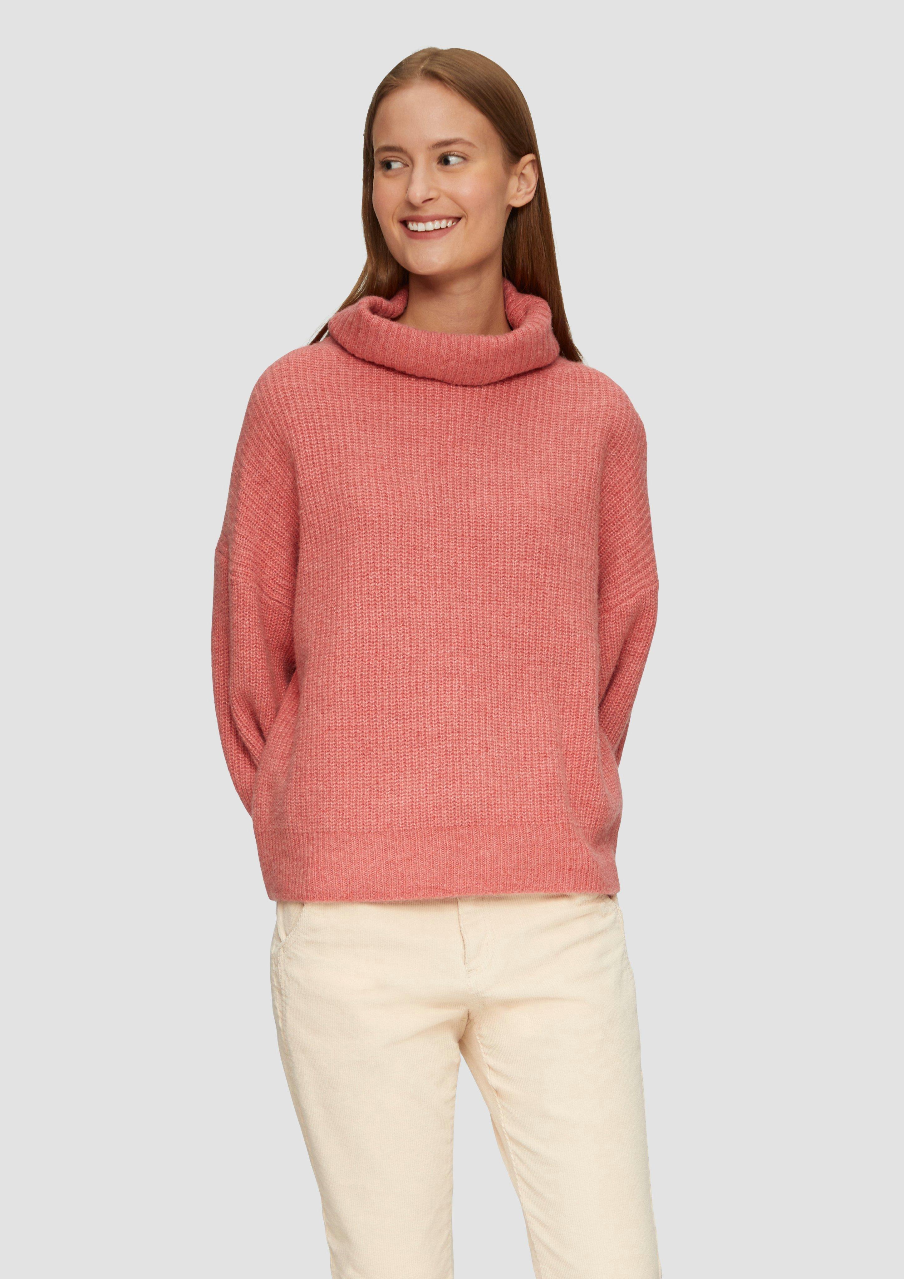 S.Oliver Oversized Pullover mit Rollkragen