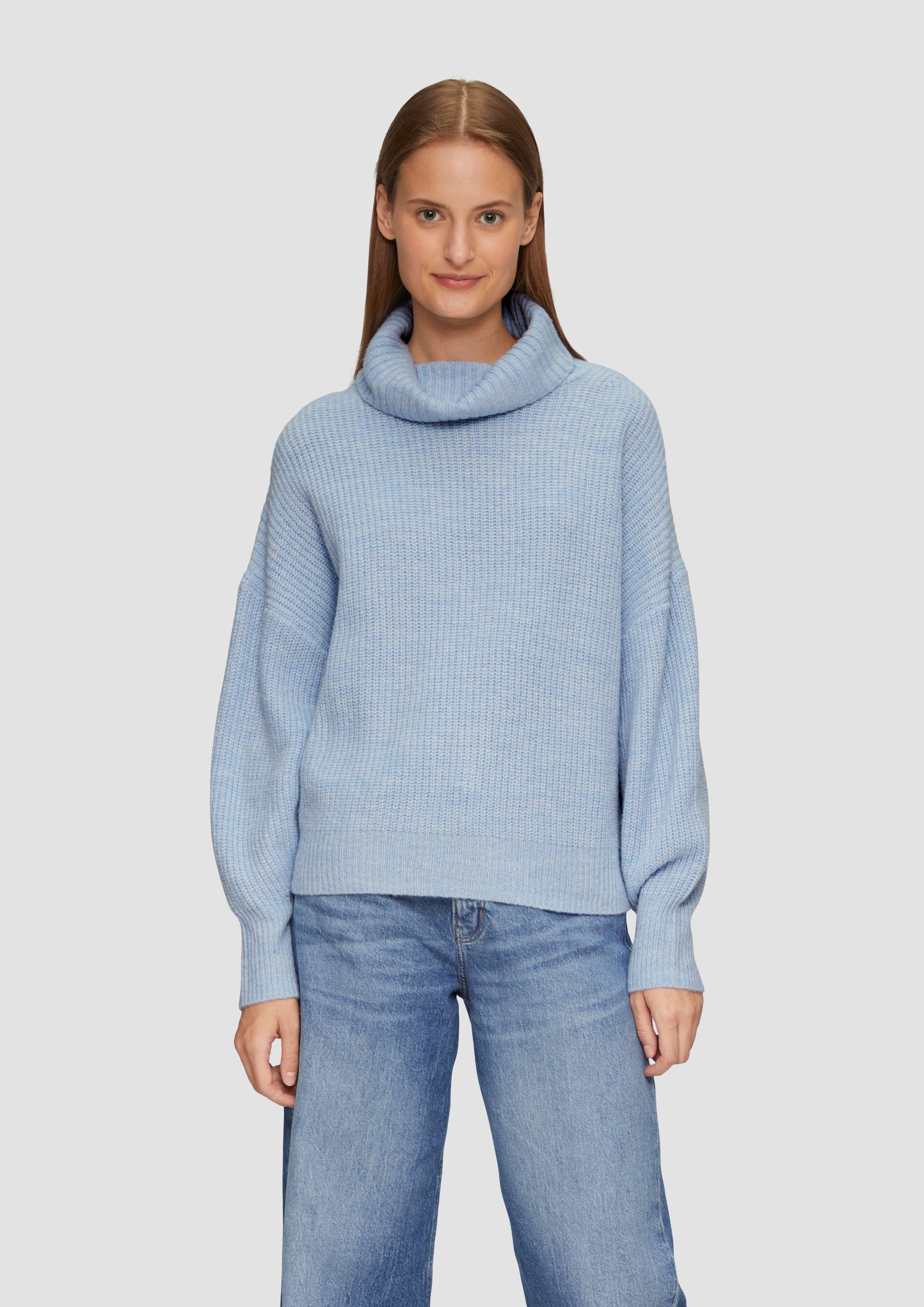 S.Oliver Oversized Pullover mit Rollkragen