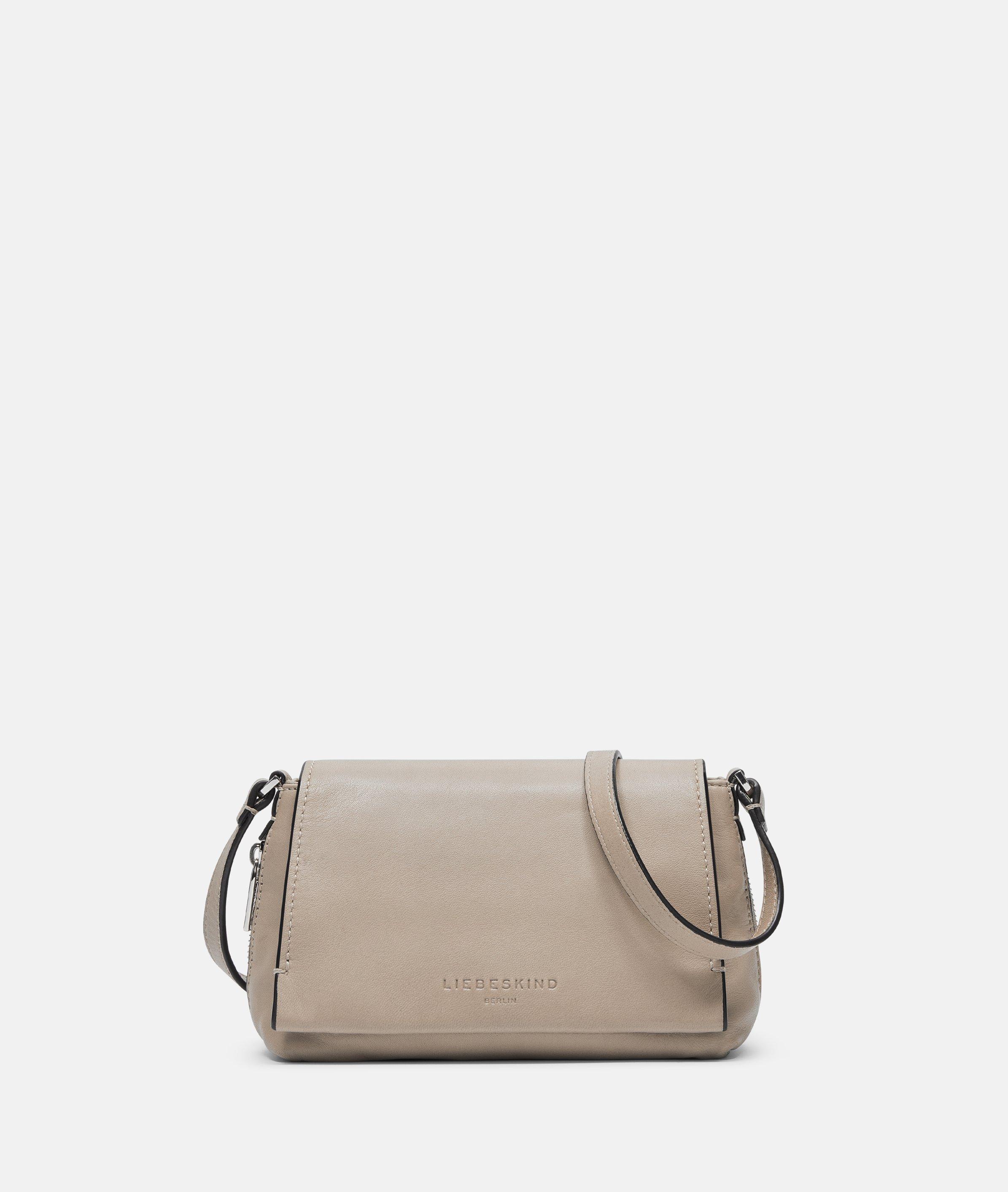 Liebeskind Berlin - Crossbody-Bag aus weichem Schafsleder -  Beige