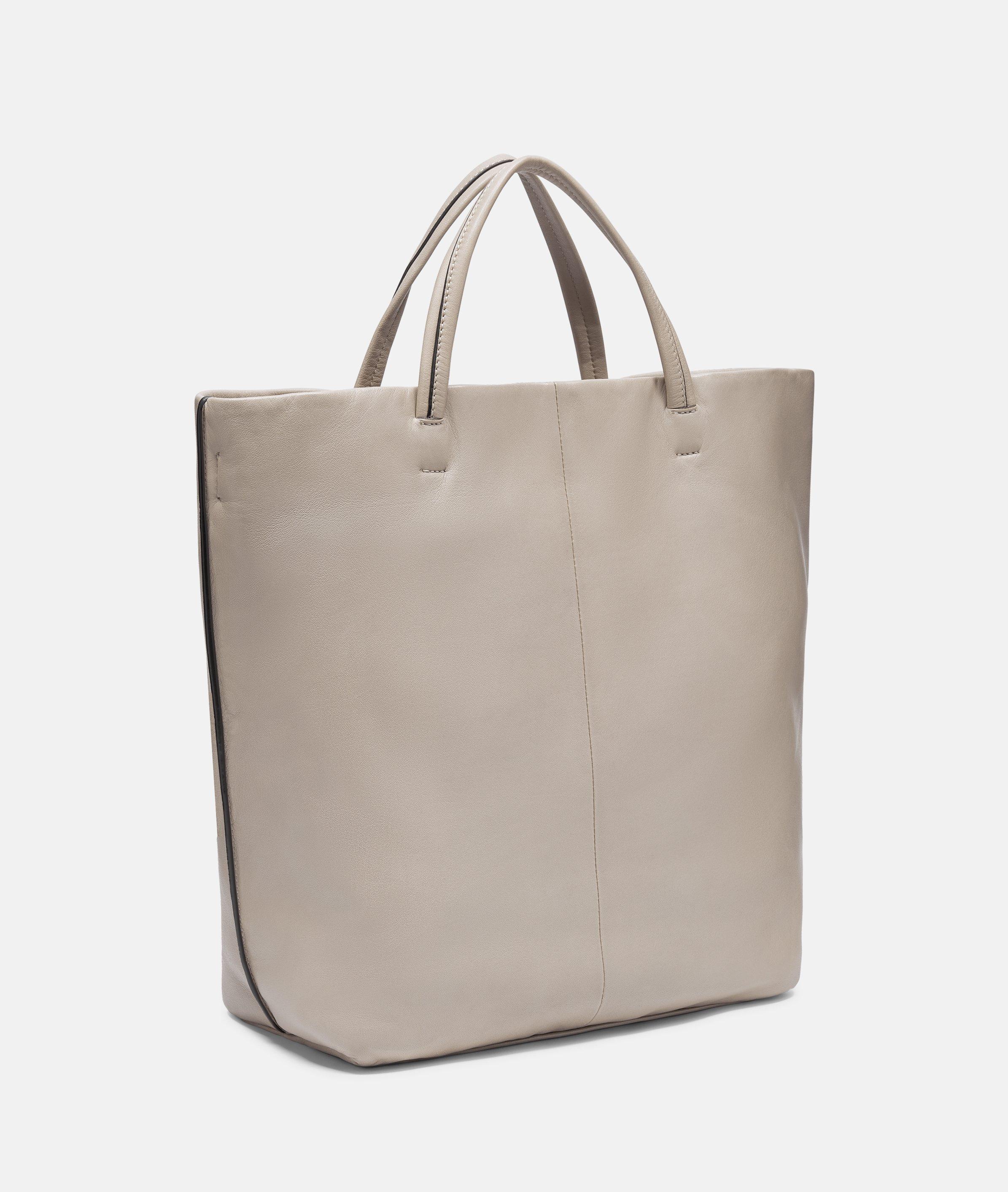 Thumbnail - Liebeskind Berlin - Tote aus weichem Schafsleder -  Beige