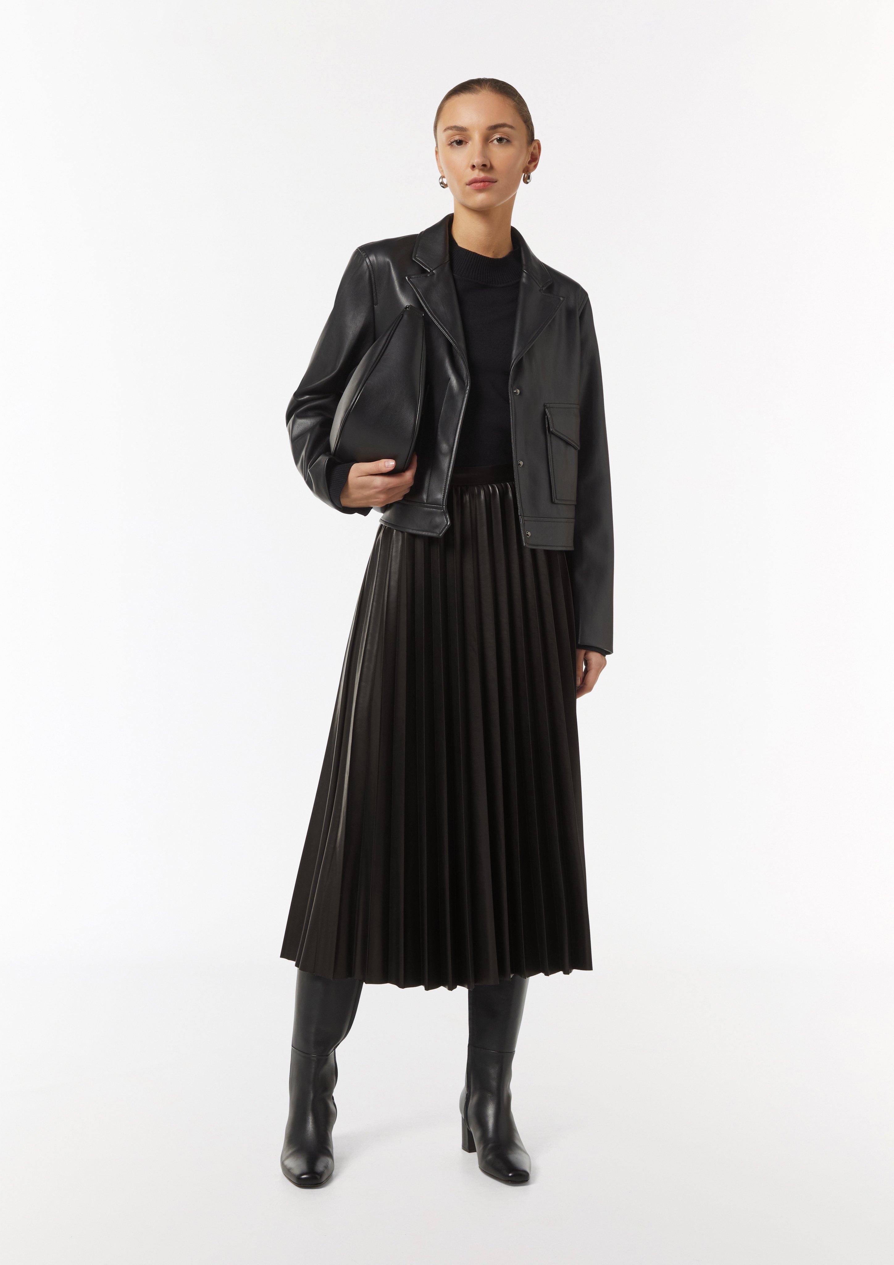 ENFOLD 2023SS Random Panel Slit Skirt 38 Navy Women Used