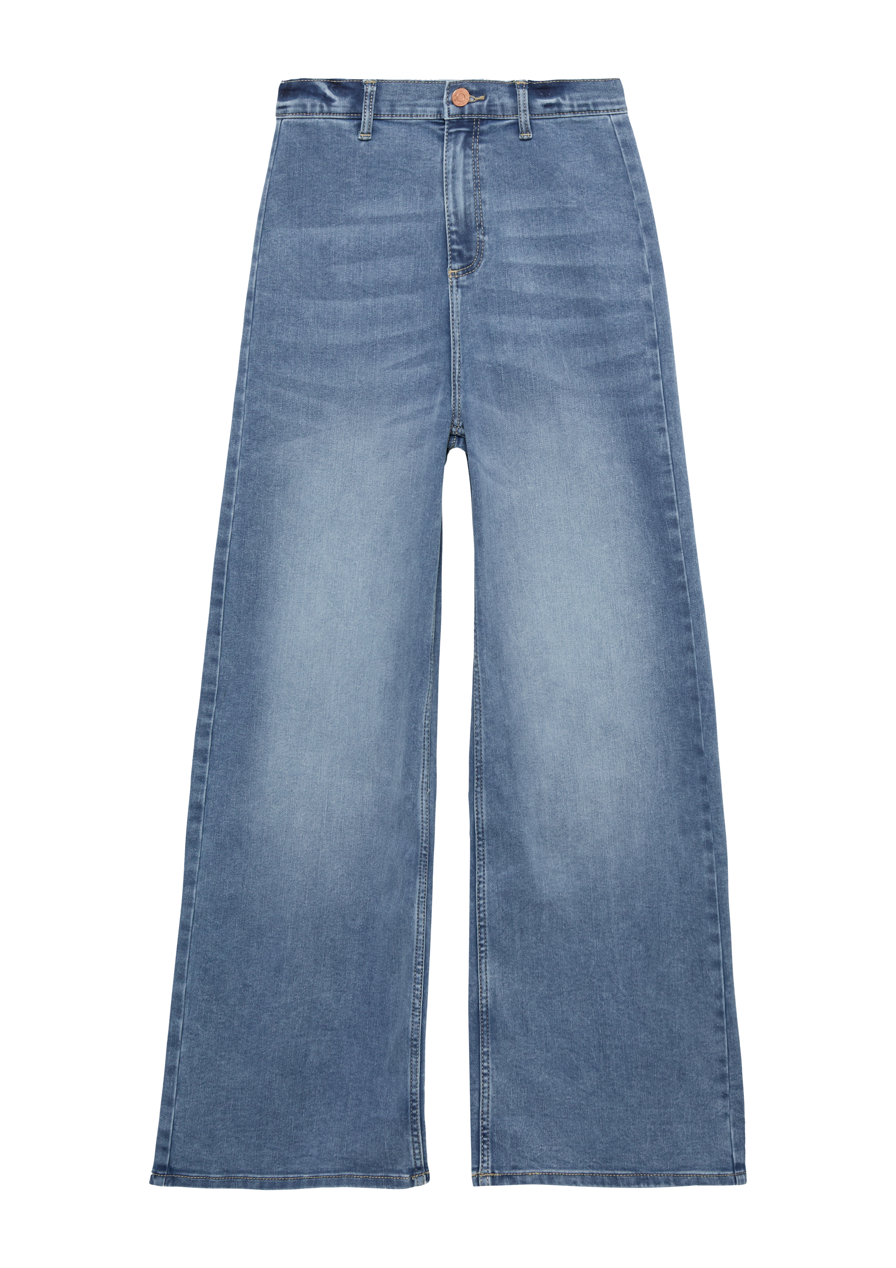 s.Oliver - Jeans / Regular Fit / Super High Rise / Wide Leg, Mädchen, blau