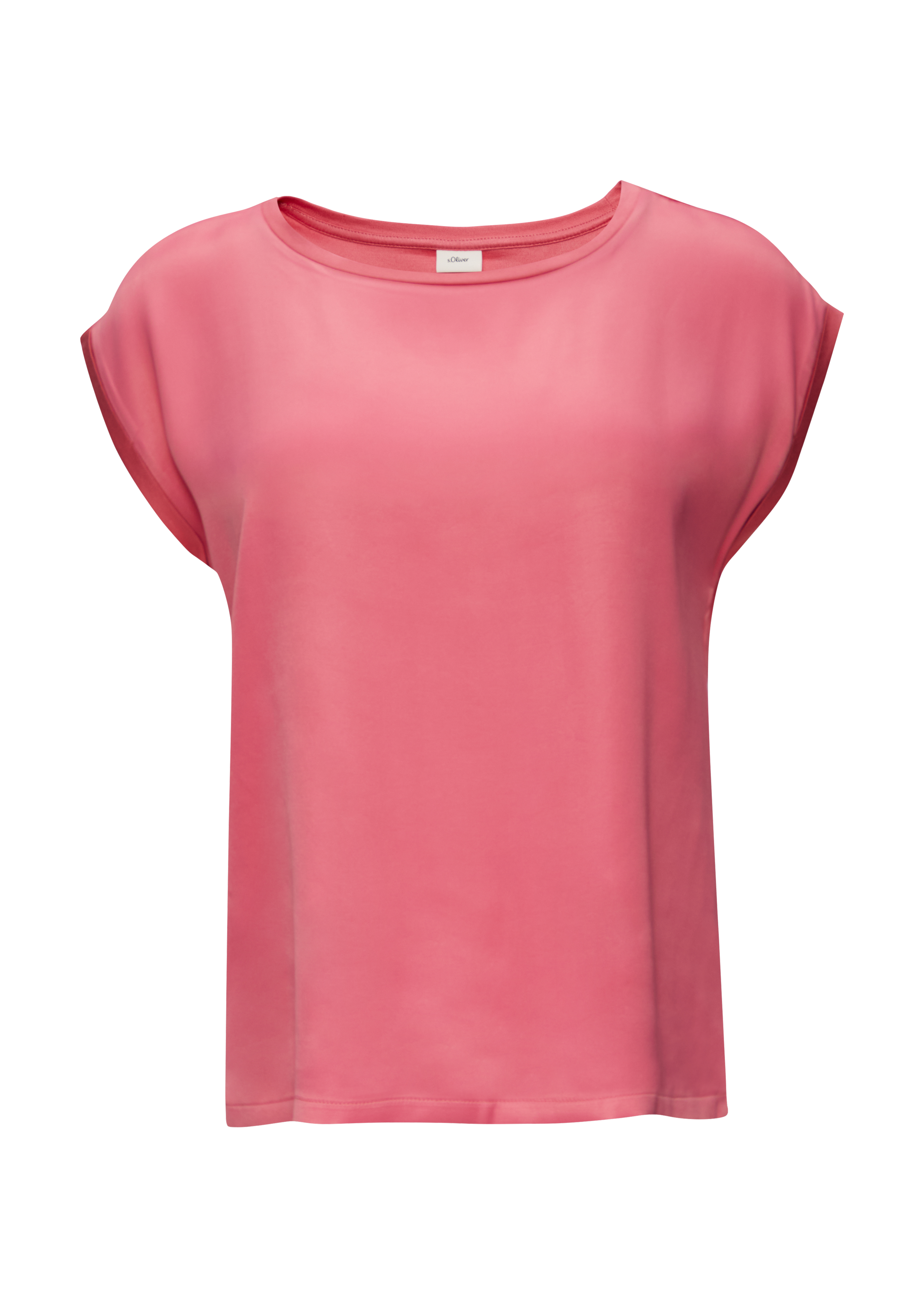 Fabricmix-Jerseyshirt in schimmernder Optik