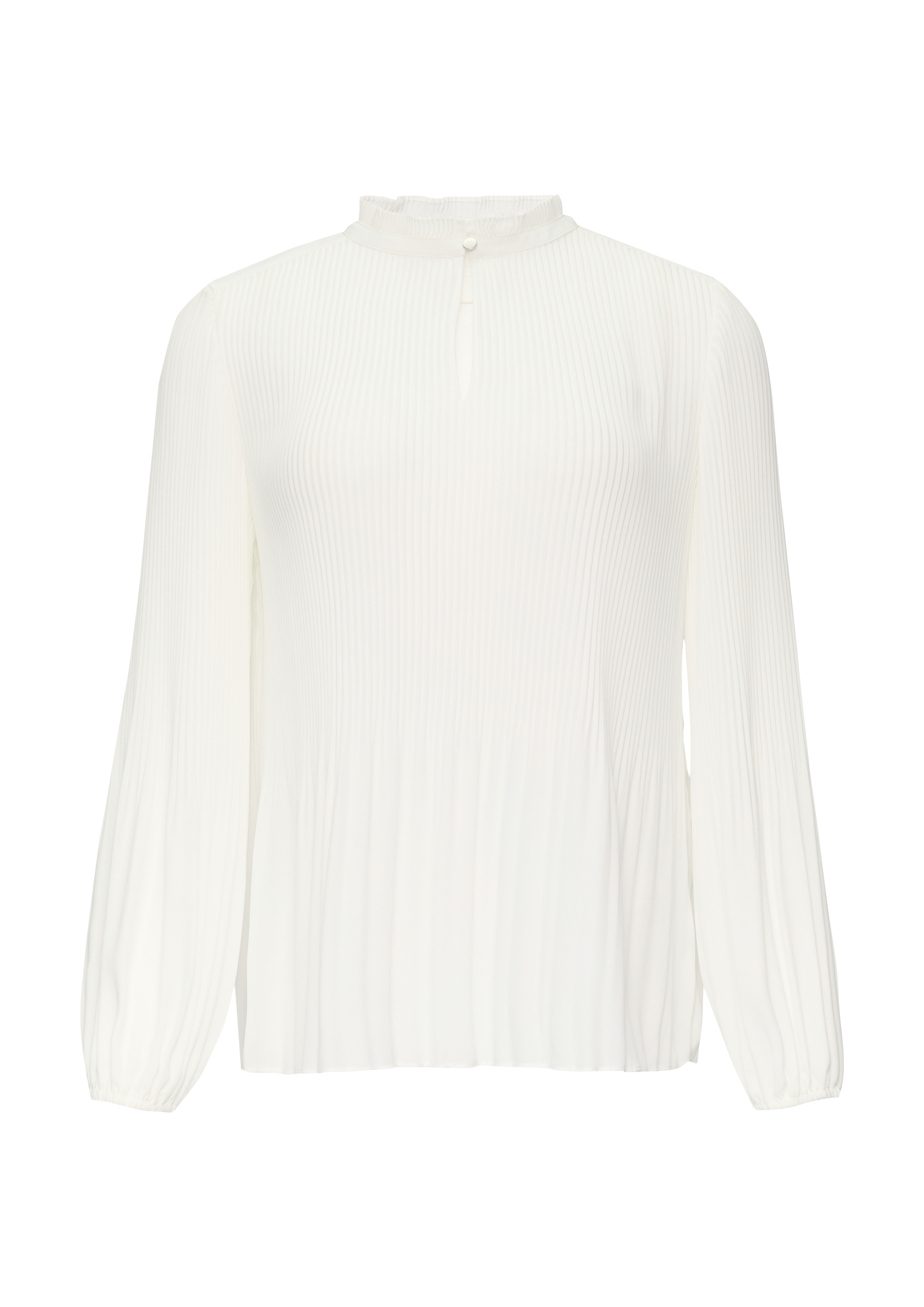 Geplooide crêpe blouse