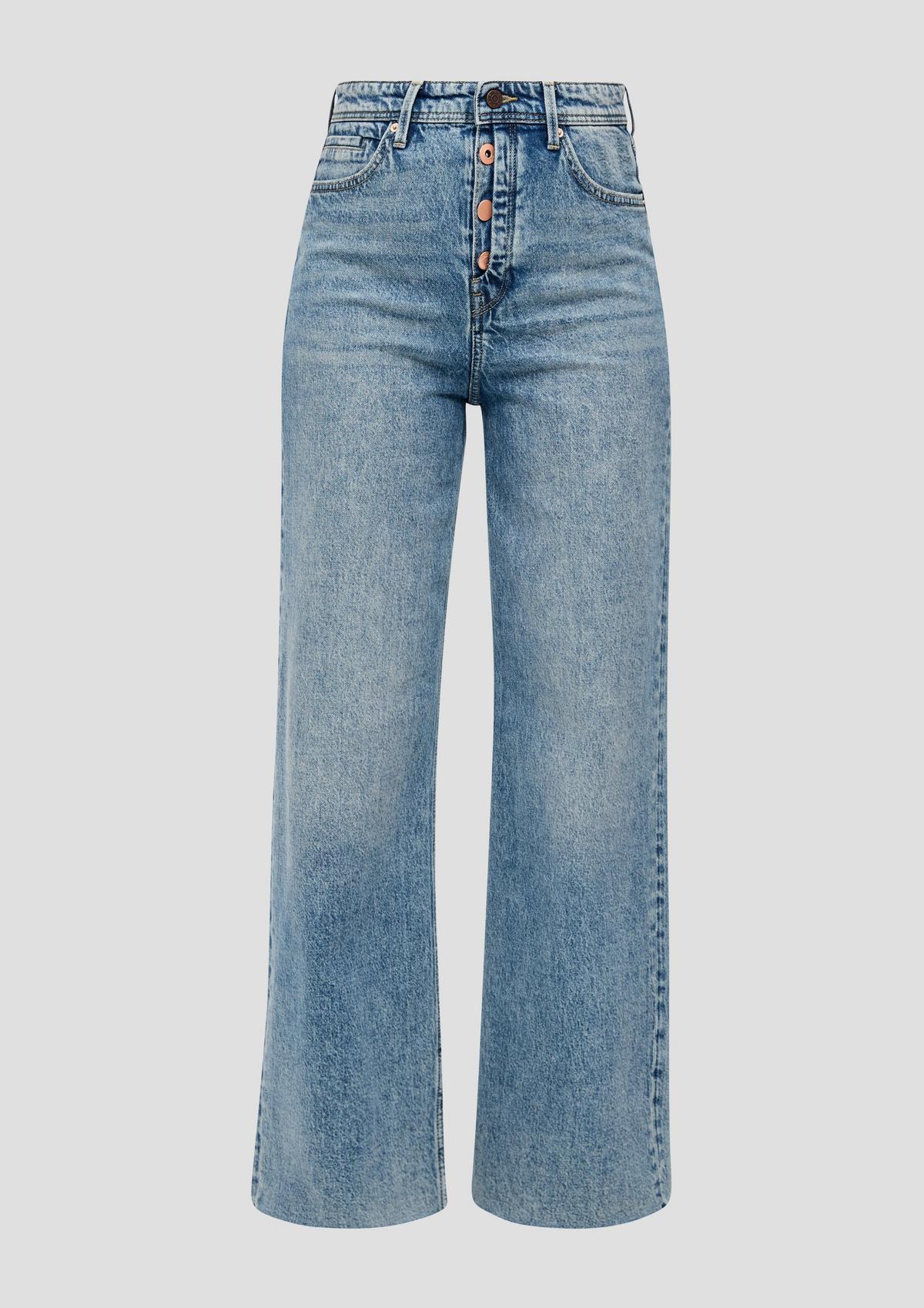 s.Oliver Jeans hlače Suri/kroj High Rise/široke hlačnice