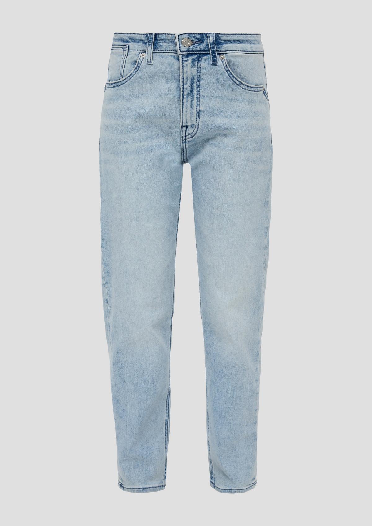 s.Oliver Členkové džínsy Franciz/Relaxed Fit/stredne vysoký pás/mrkvové nohavice
