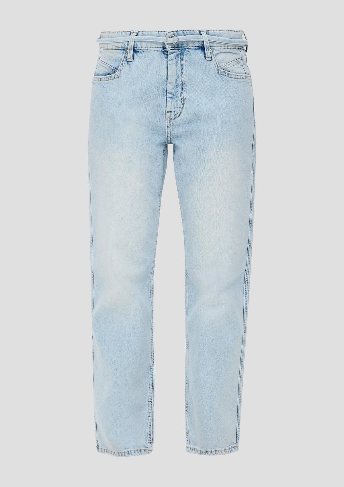 s.Oliver Krajše jeans hlače Karolin / kroj Regular Fit / Mid Rise / ravne hlačnice