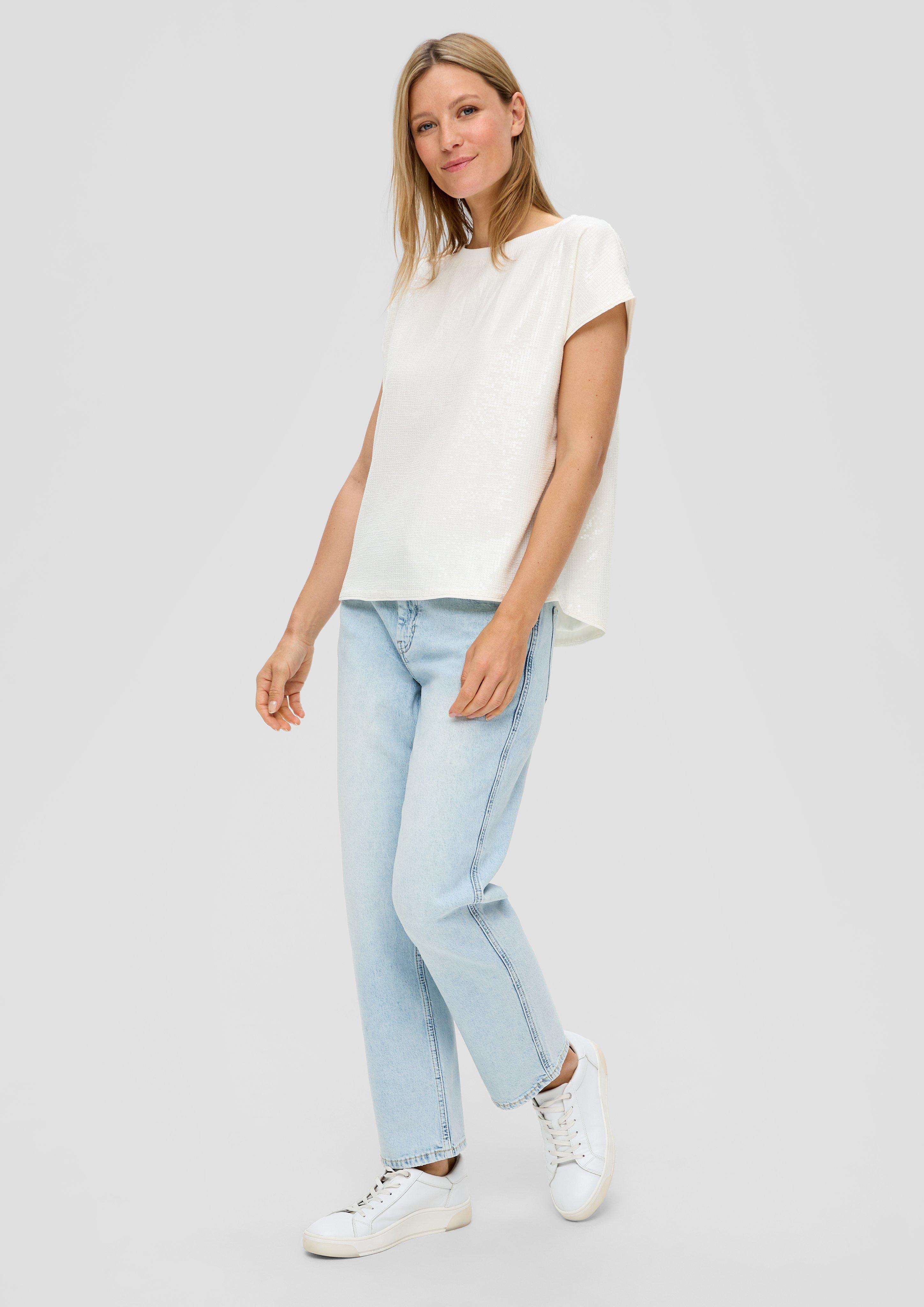 S.Oliver Cropped-Jeans Karolin / Regular Fit / Mid Rise / Straight Leg