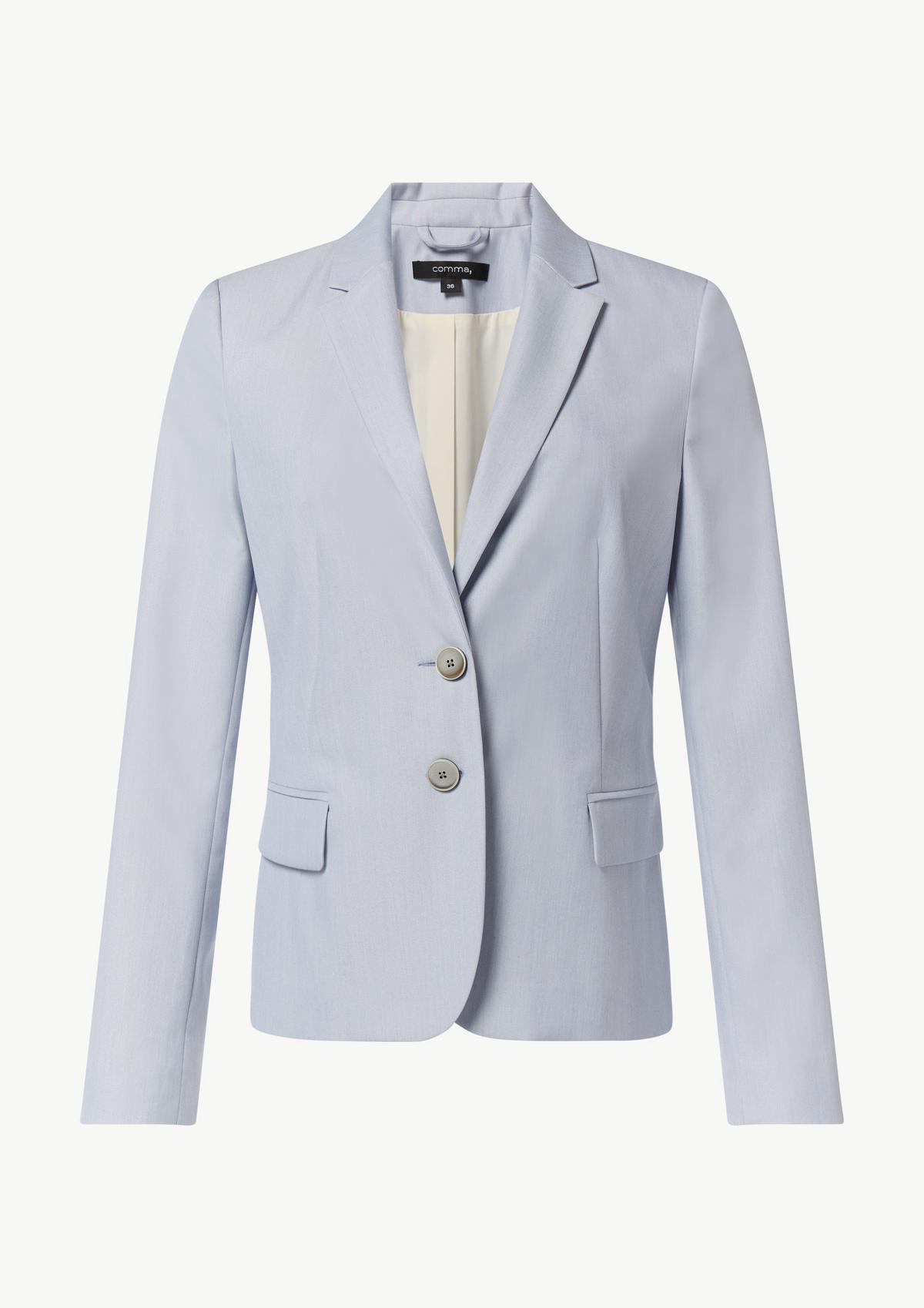 comma Fitted blazer in a viscose blend