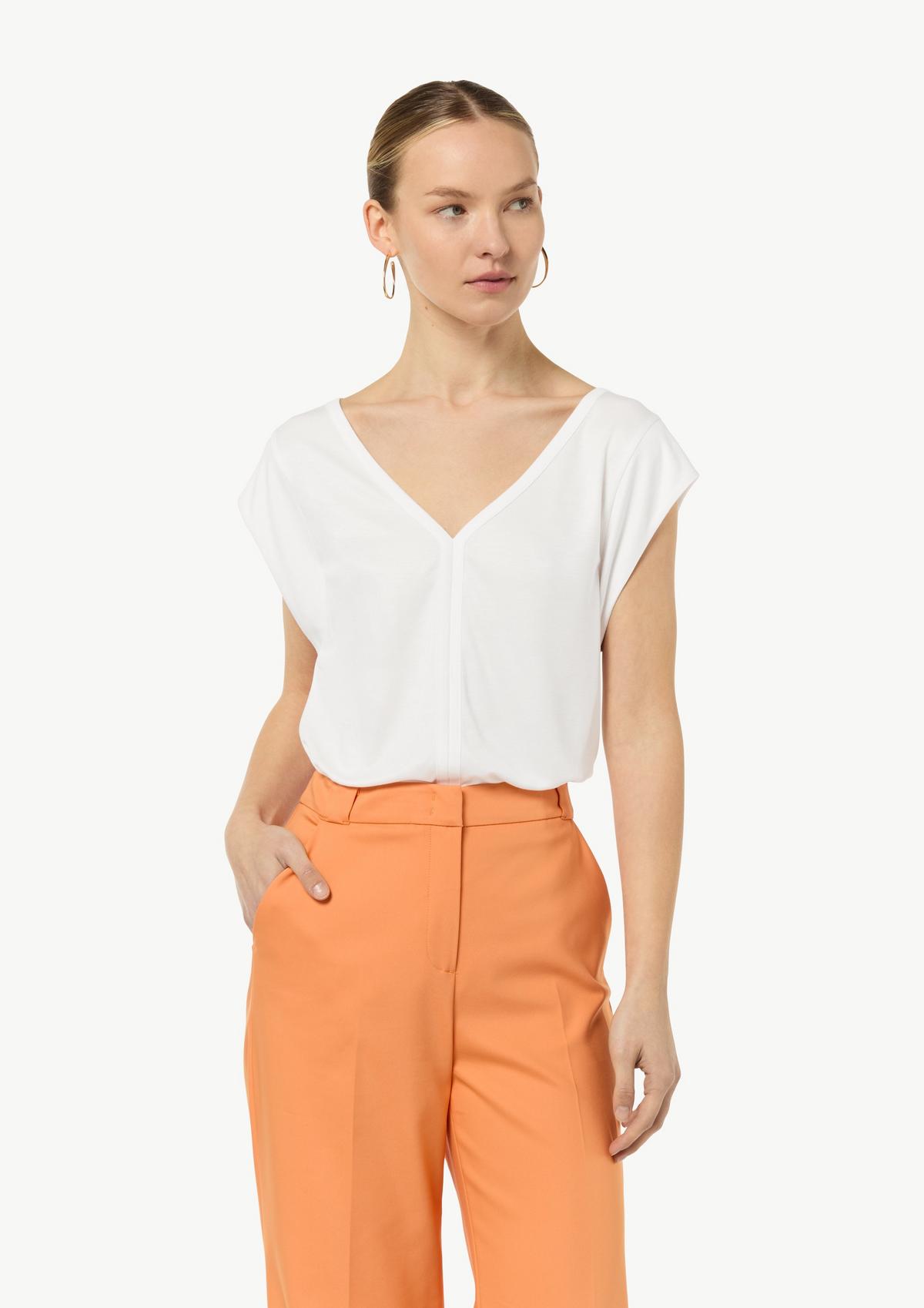 comma Viscose top with cap sleeves