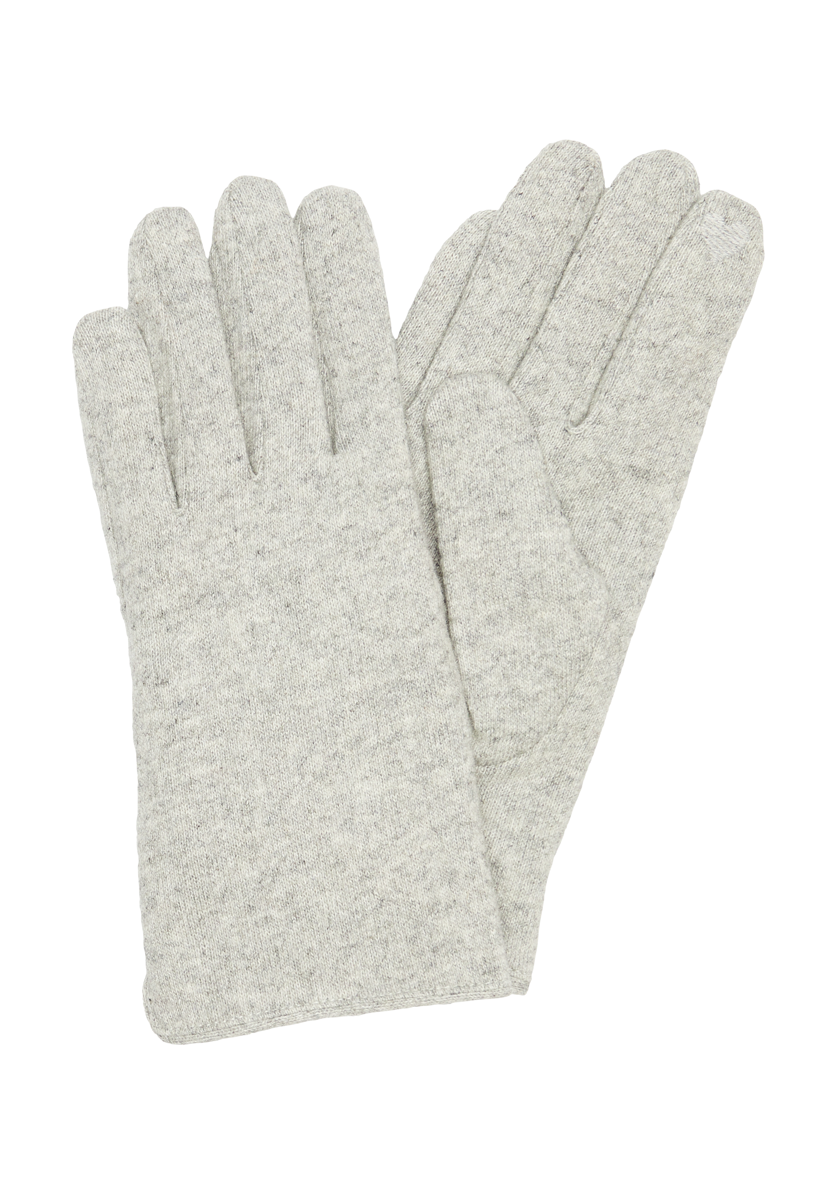 s.Oliver - Wollmix-Handschuhe mit Touch-Funktion, Damen, grau