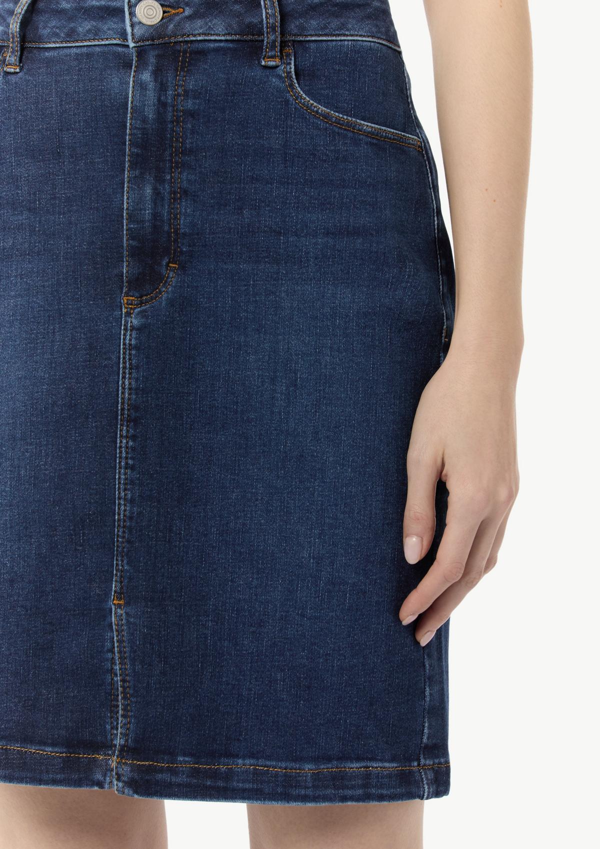 comma Denim skirt with slit at the front
