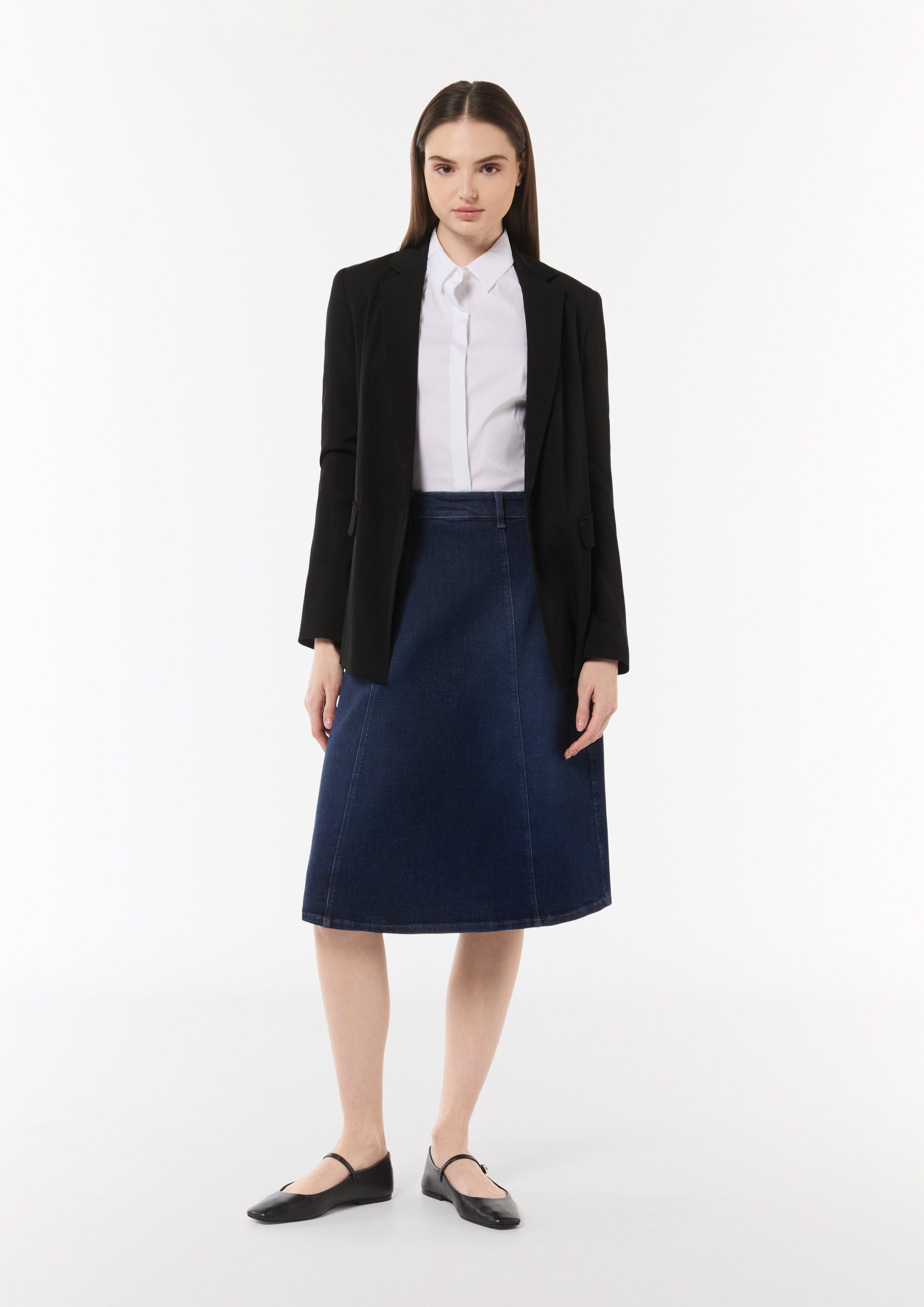 Flared denim skirt - blue | Comma Flared denim skirt - blue | Comma