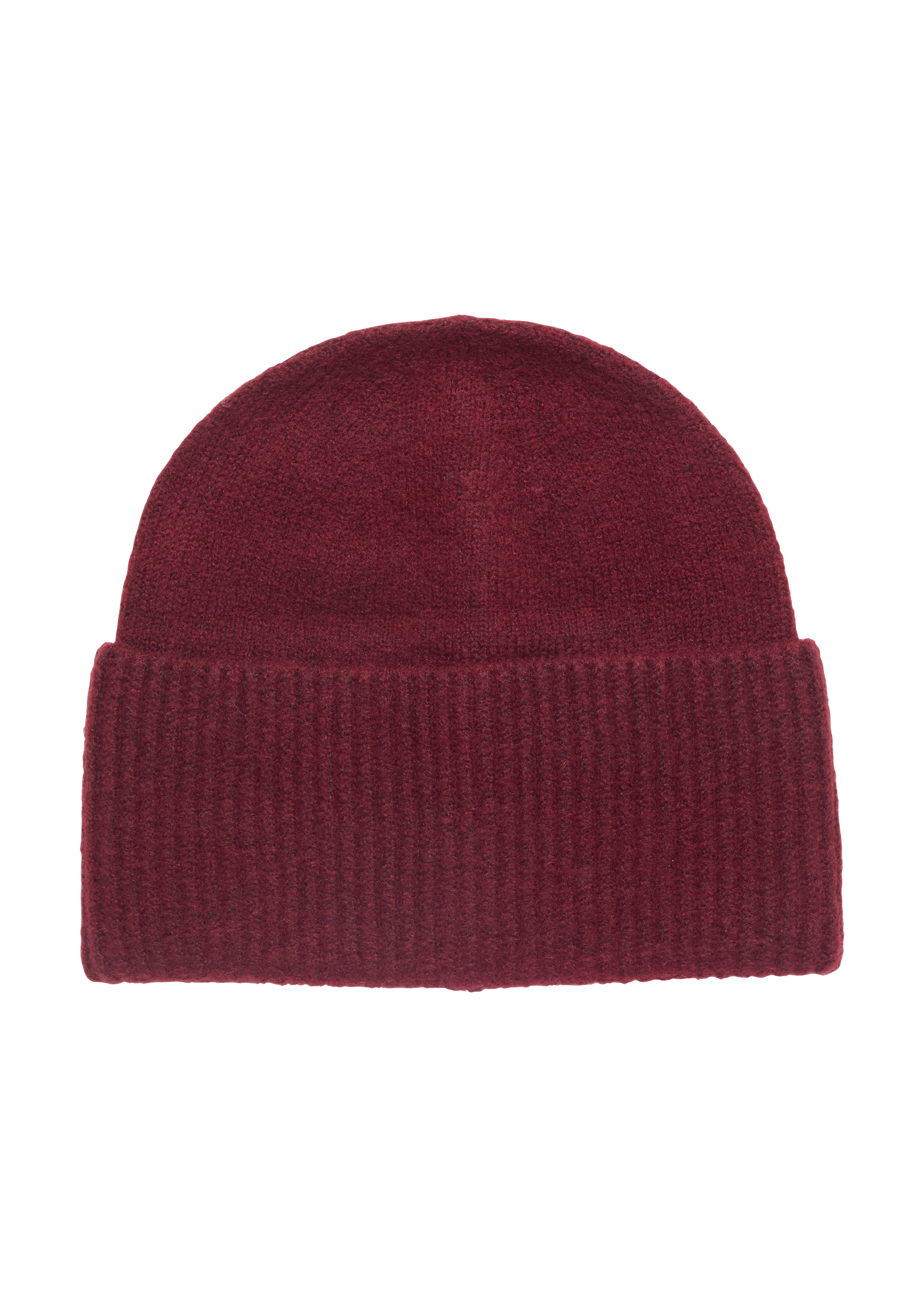 s.Oliver - Beanie aus Rippstrick, Damen, rot