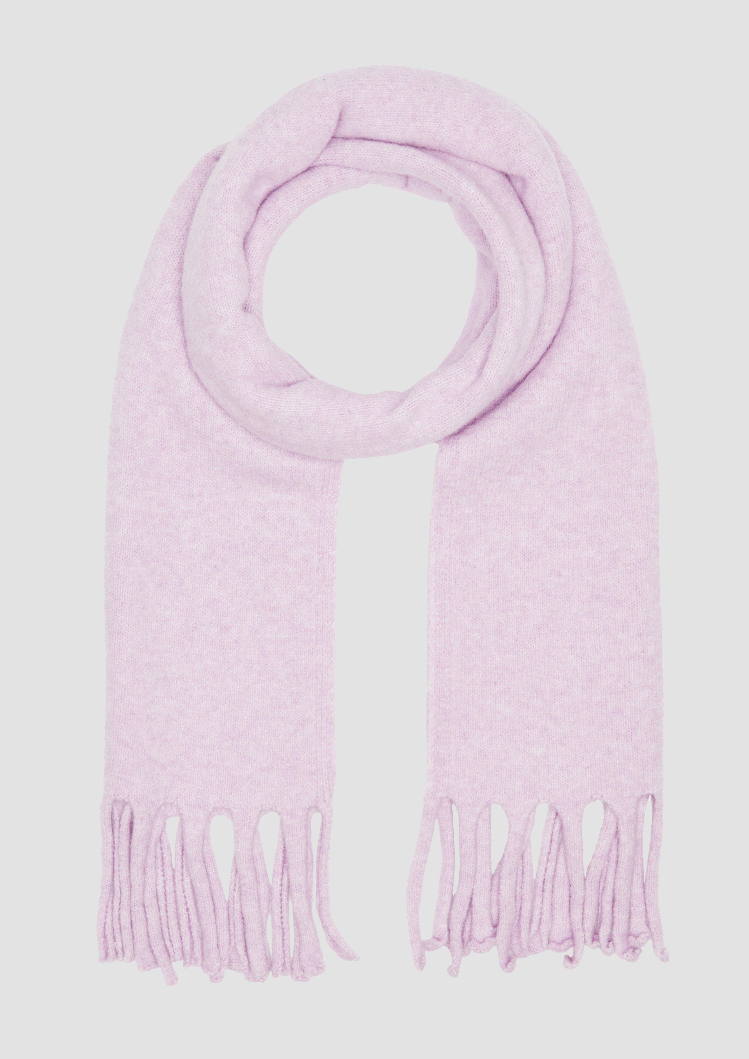 S.Oliver Gestrickter Schal mit Fransen