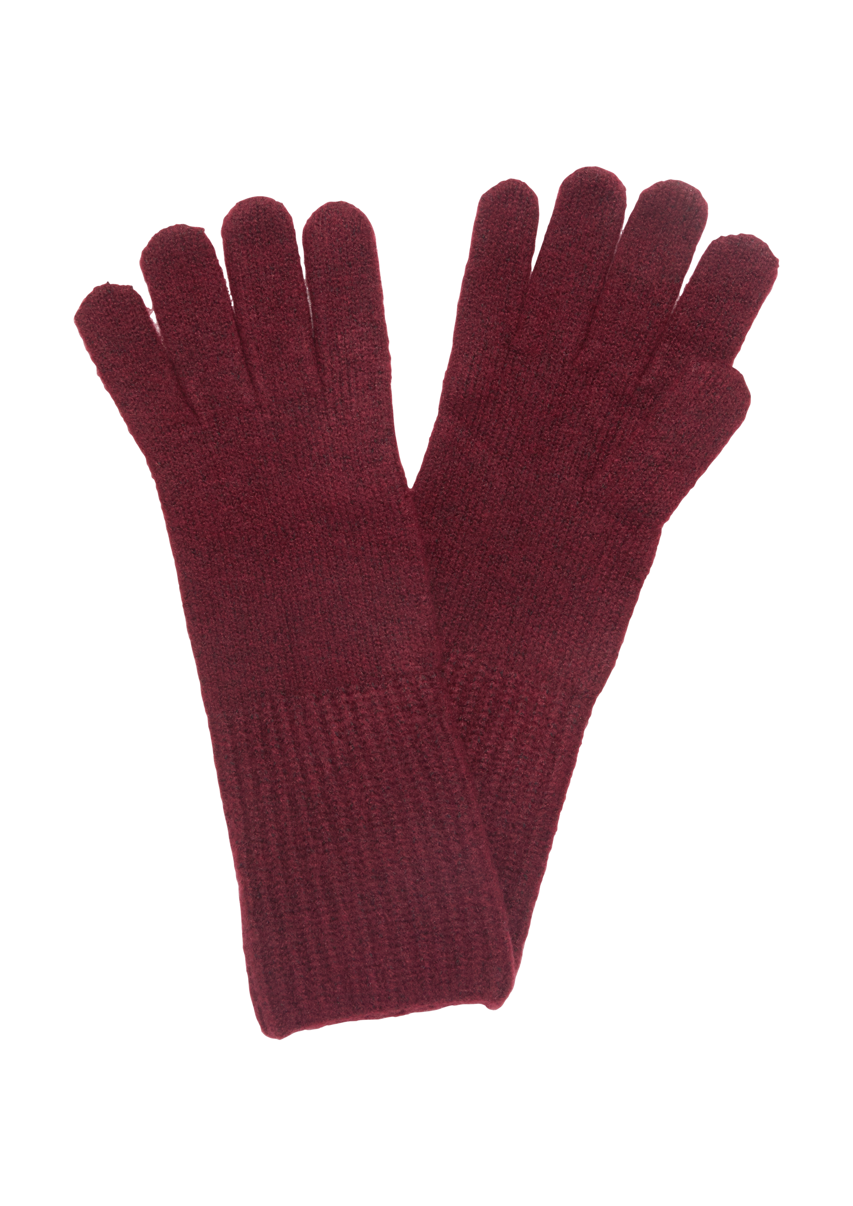 s.Oliver - Handschuhe in Woll-Optik, Damen, rot