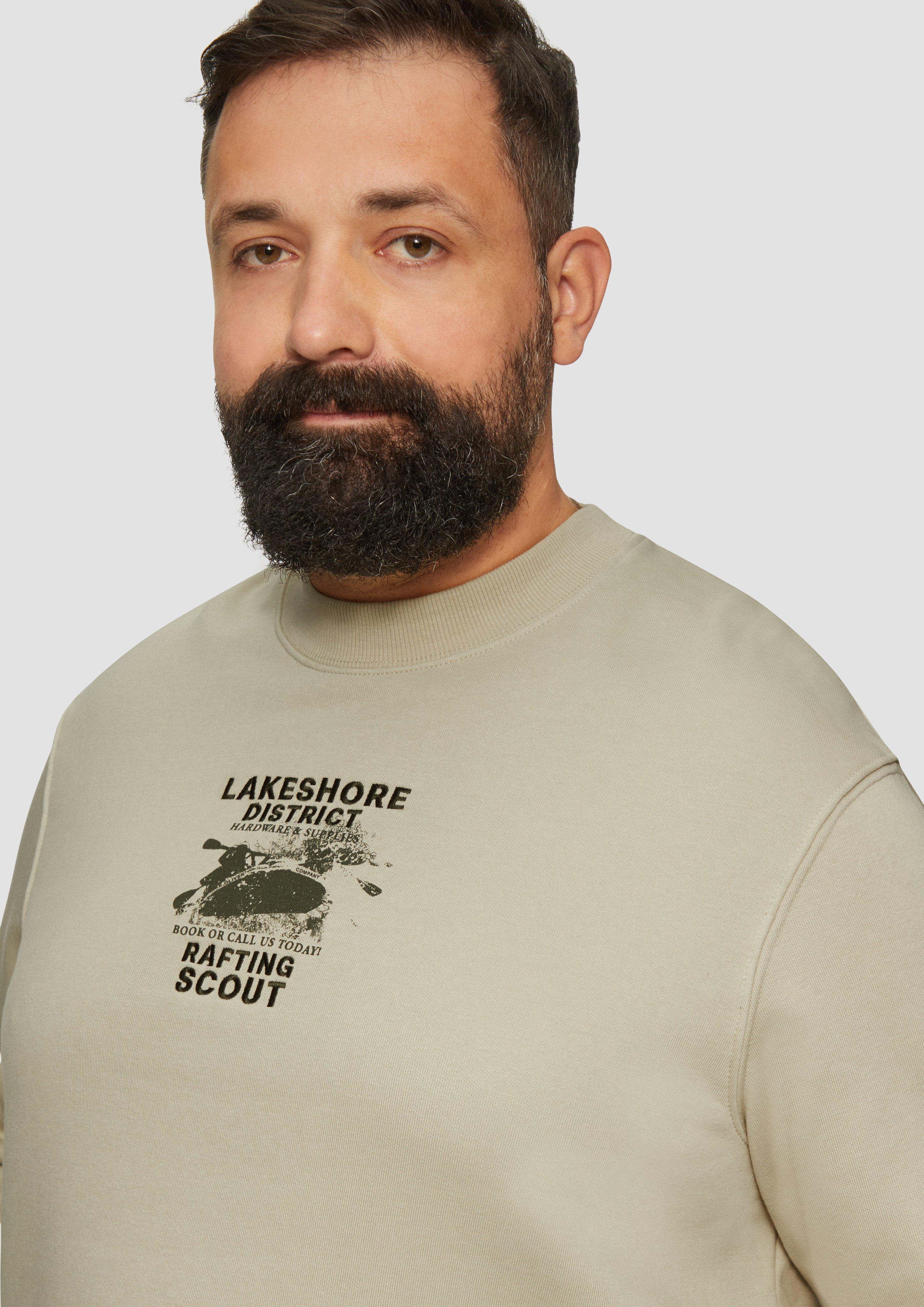 Sweatshirt in 80D2, 33D1, 59D1 & 67D2