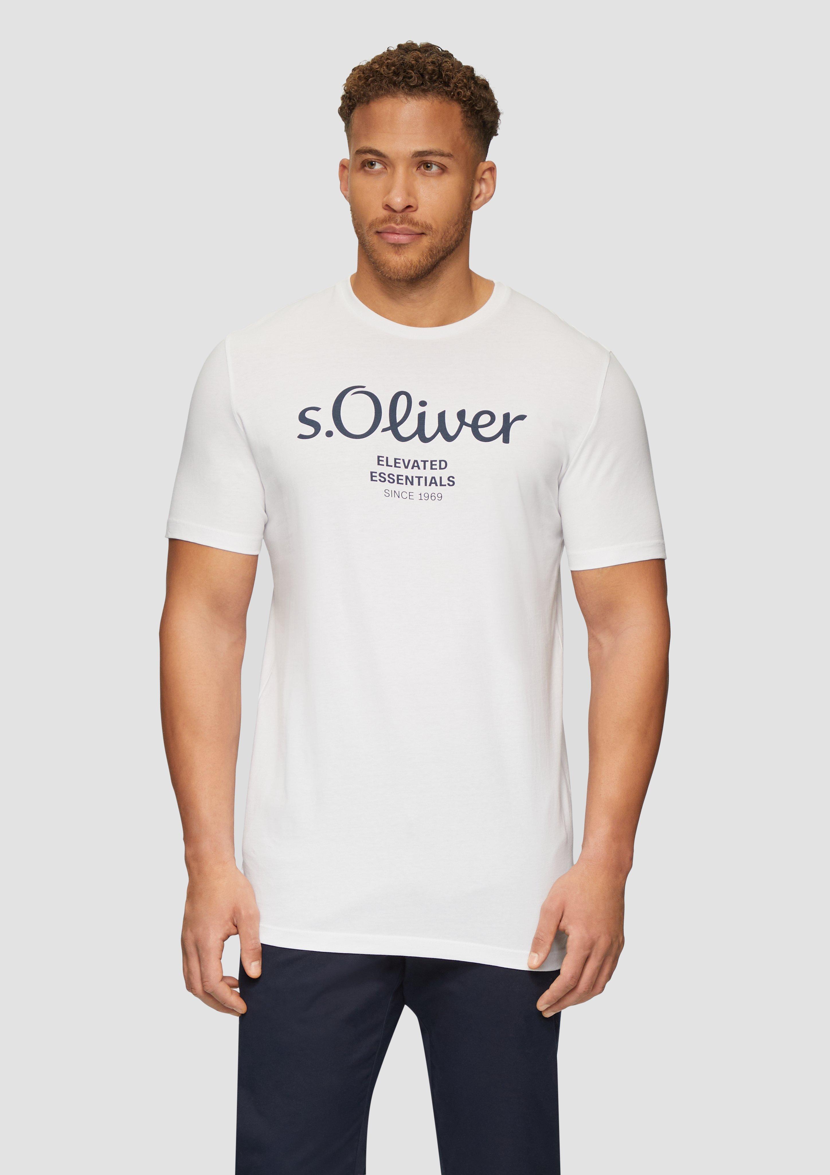 S.Oliver T-Shirt mit Logo-Print