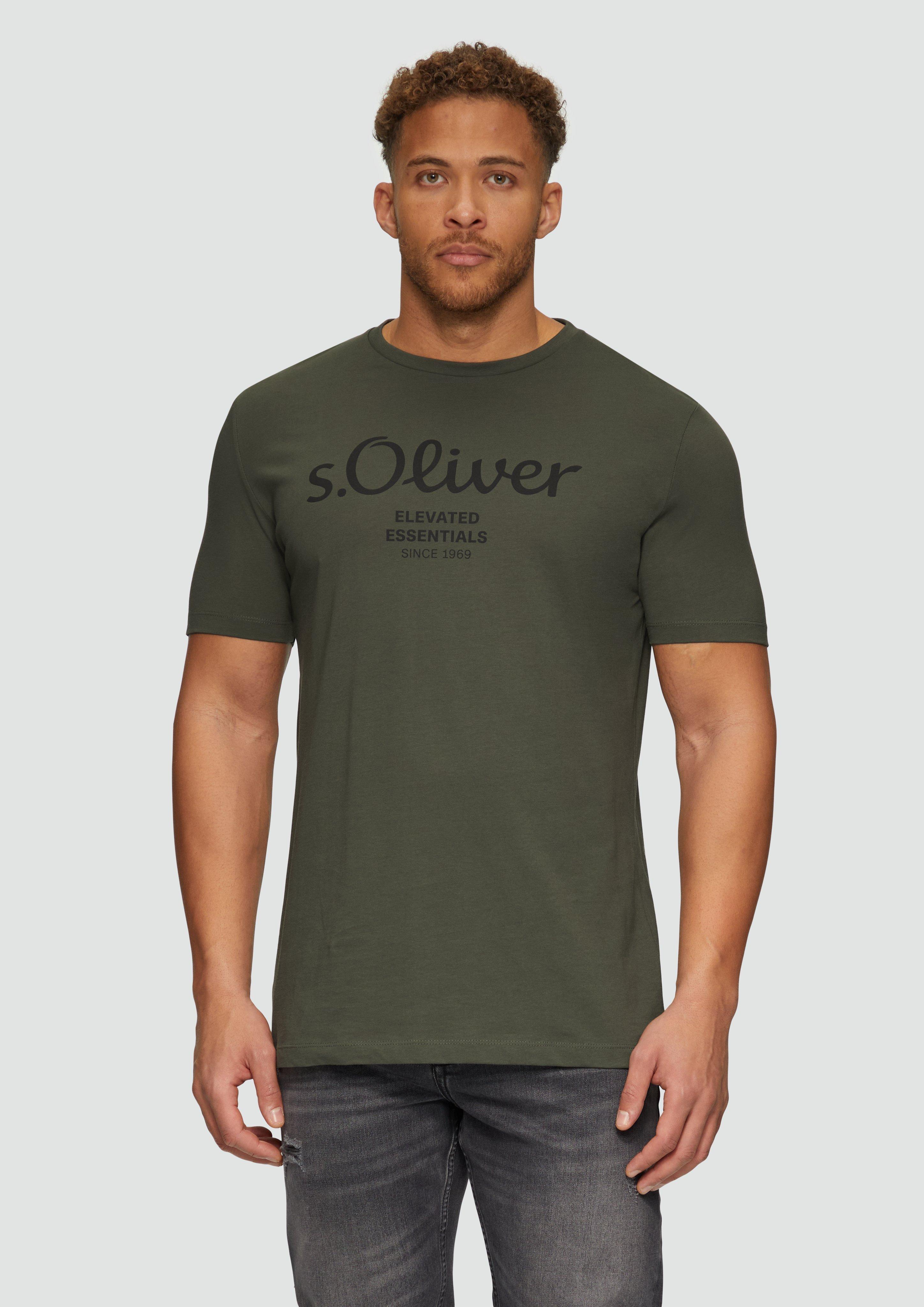 S.Oliver T-Shirt mit Logo-Print