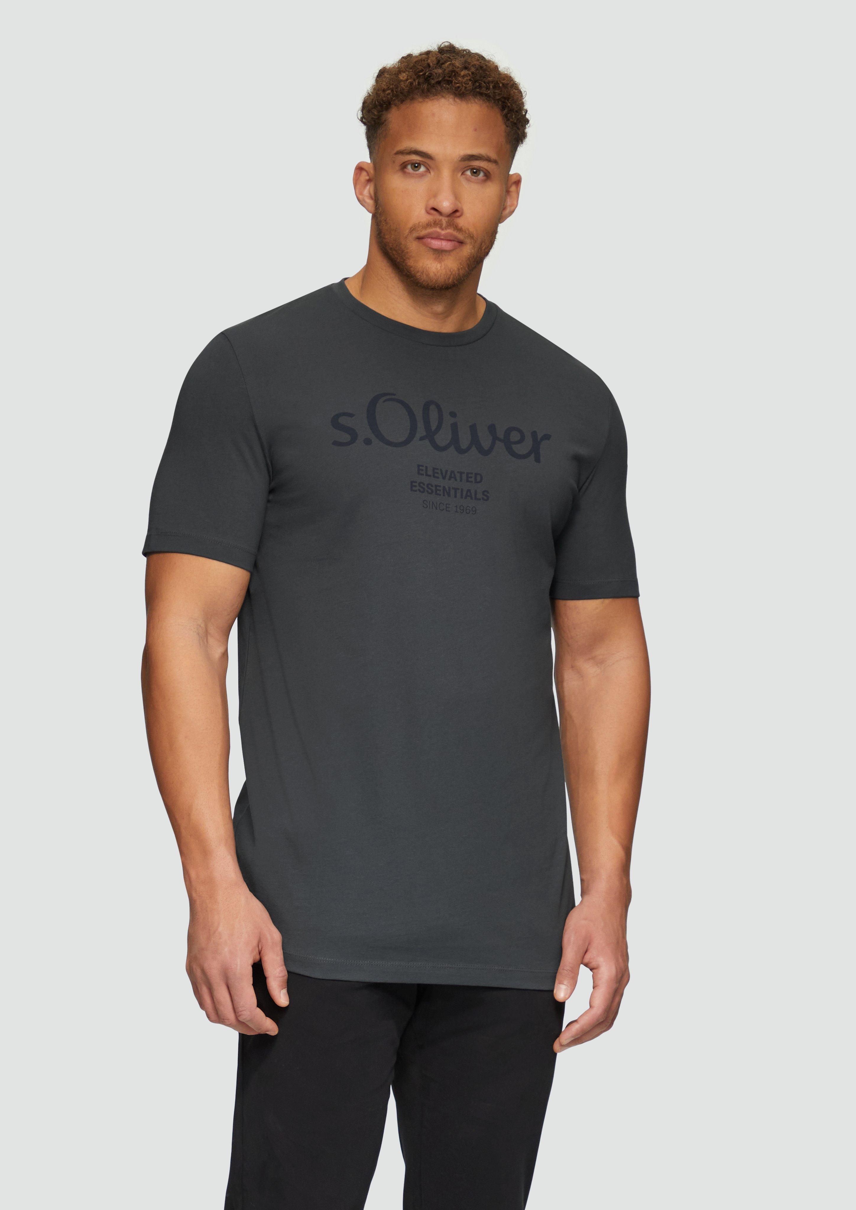 S.Oliver T-Shirt mit Logo-Print