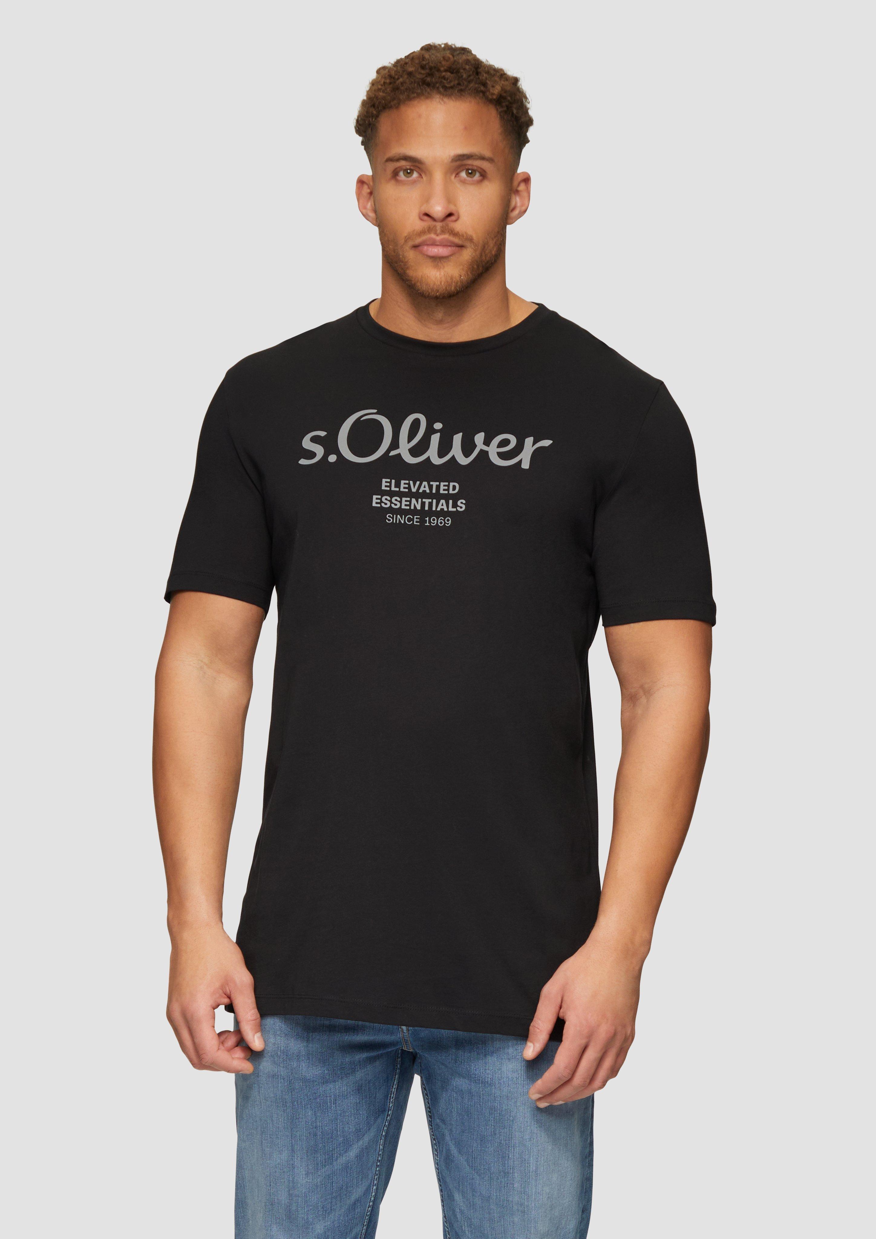 S.Oliver T-Shirt mit Logo-Print