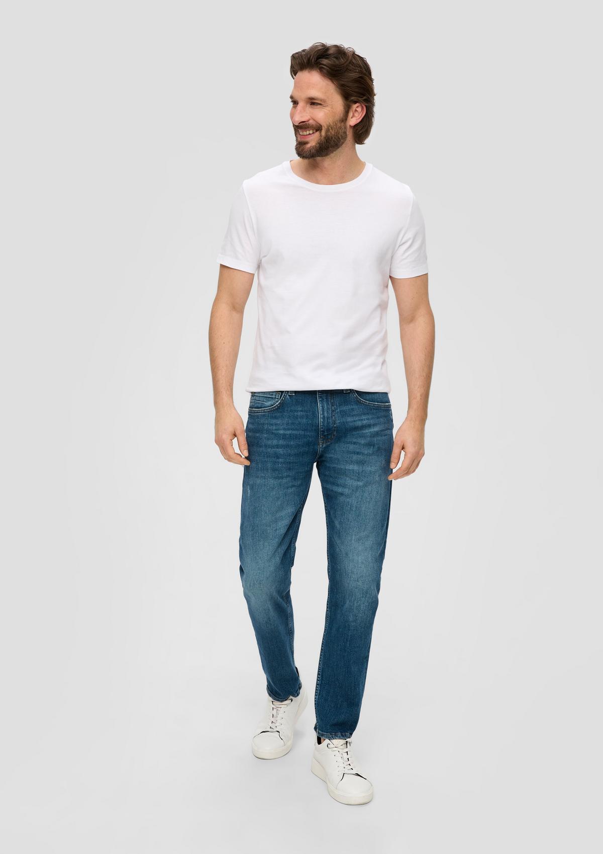 Regular fit: stretch cotton jeans