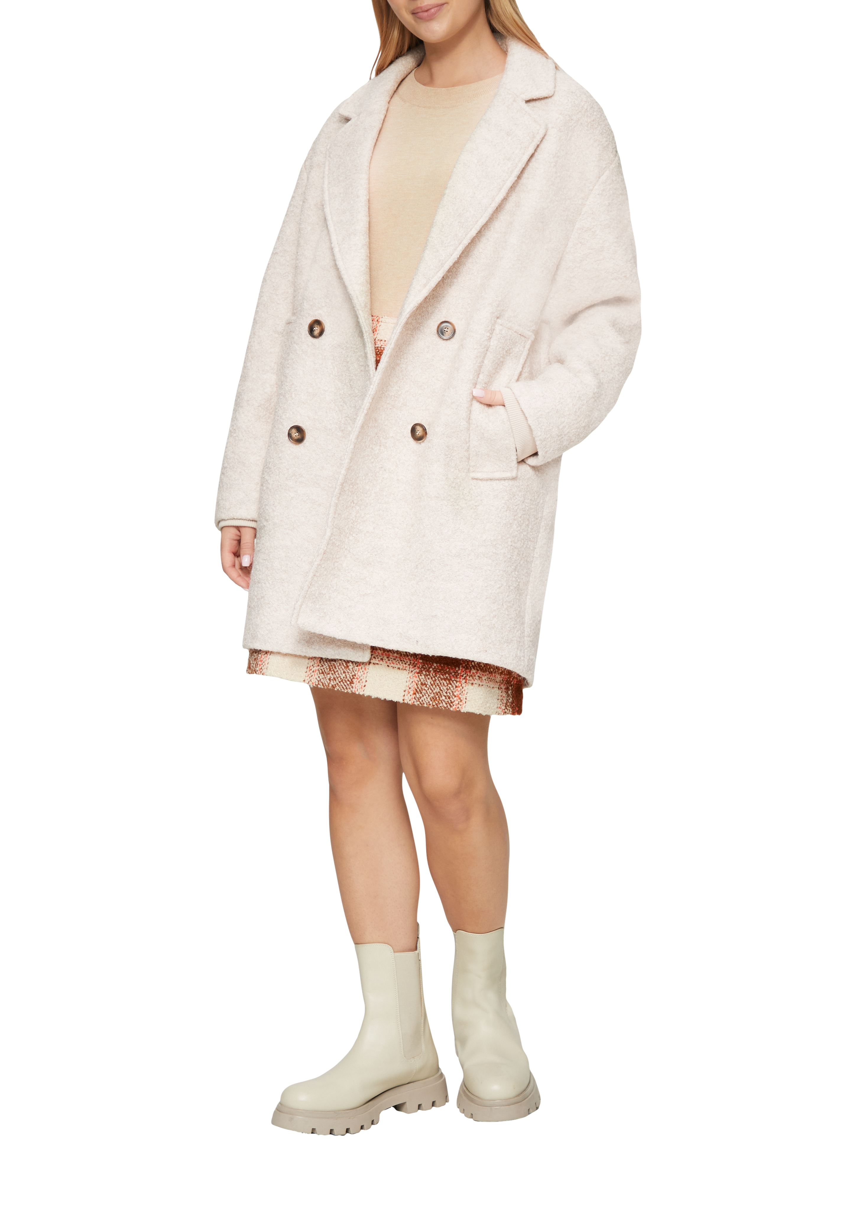 Oversize Mantel Soliver Mantel Damen Mantel Hellblau Damen STREET