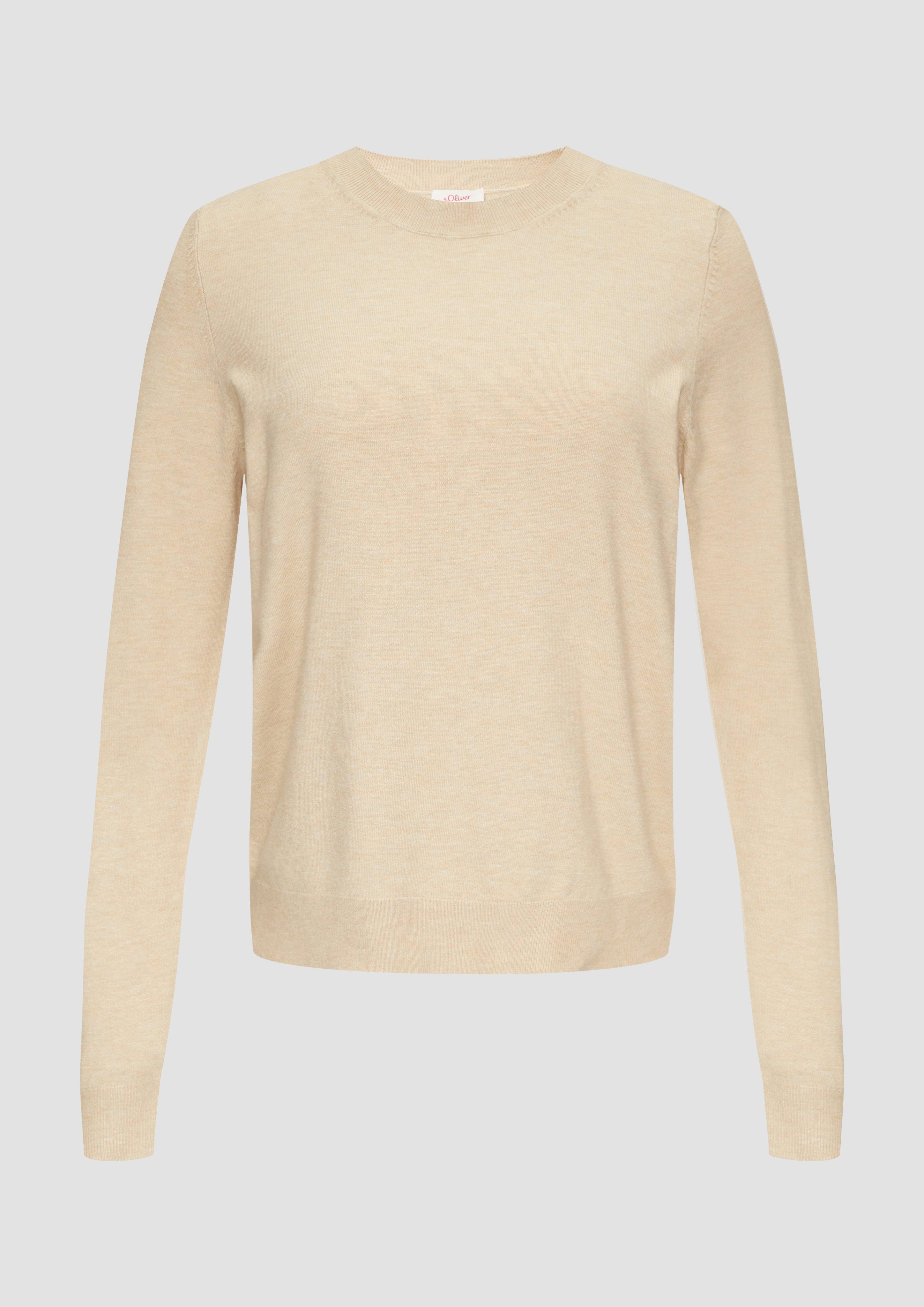 Thumbnail - s.Oliver - Strickpullover aus Viskosemix, Damen, braun